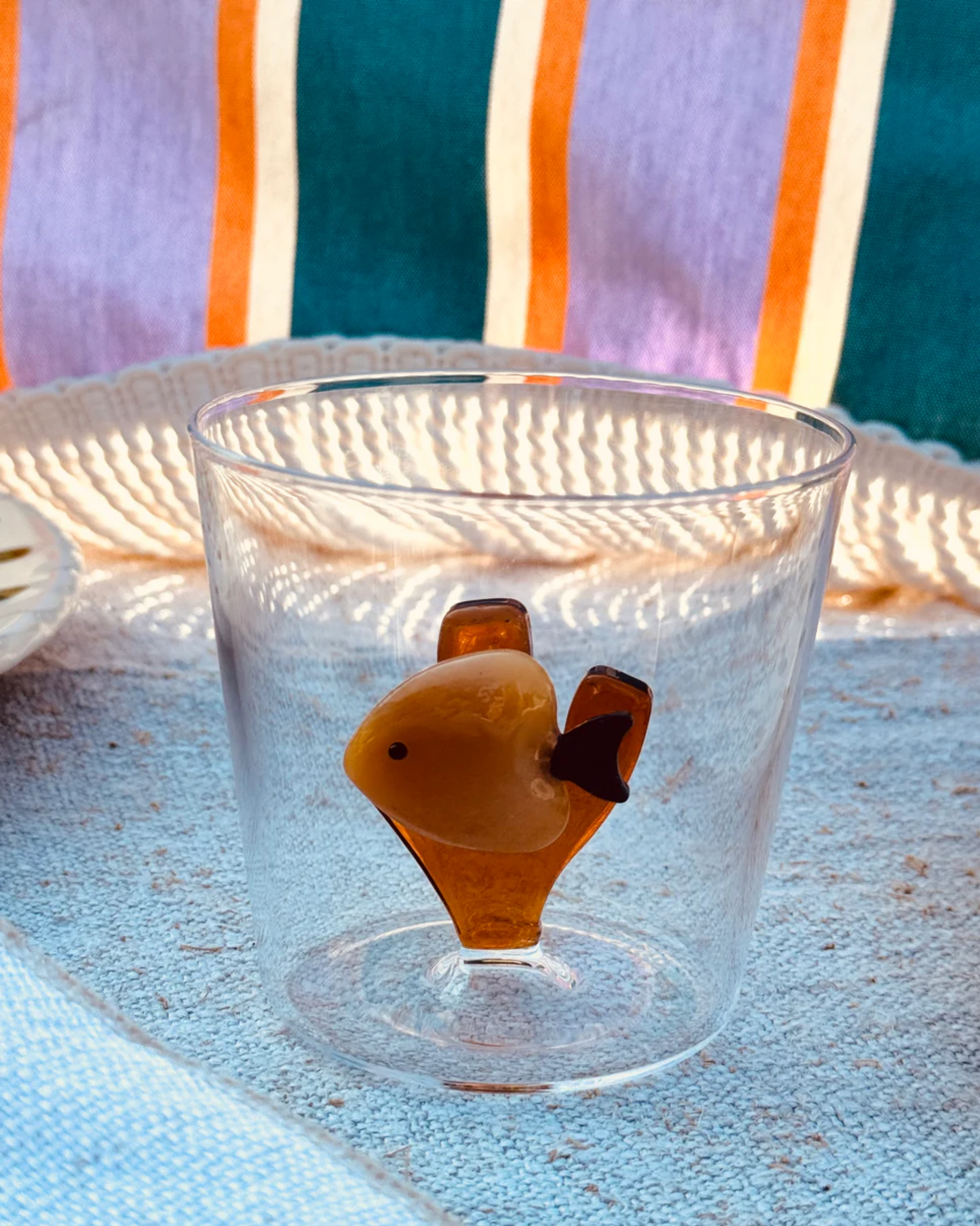 Studio Riviera Glas Pesce Honey, 4er Set