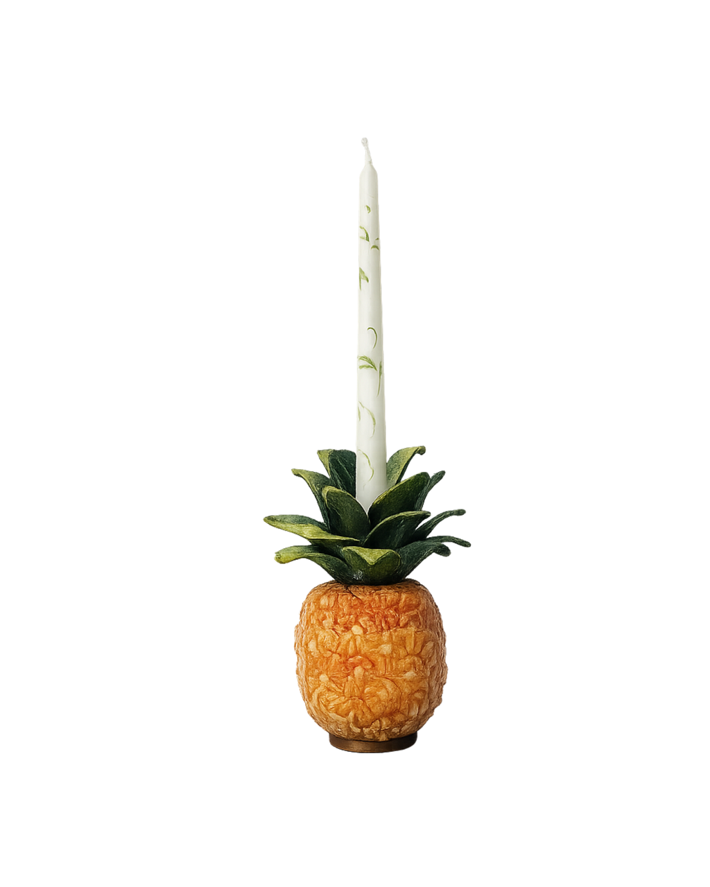 Handbemalte Keramik Kerzenhalter Ananas