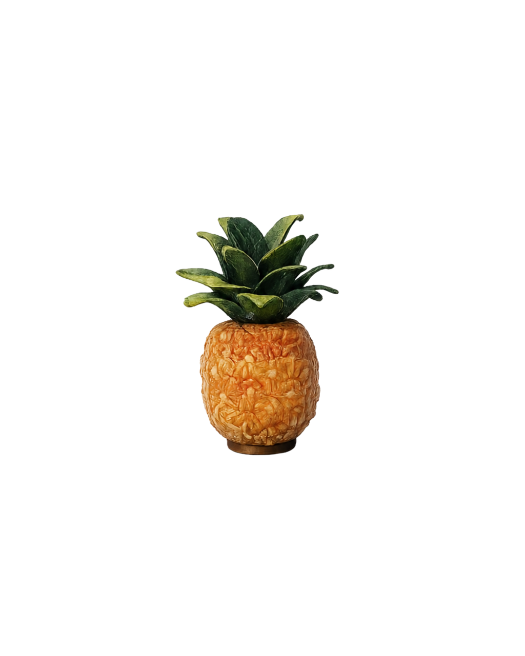 Handbemalte Keramik Kerzenhalter Ananas