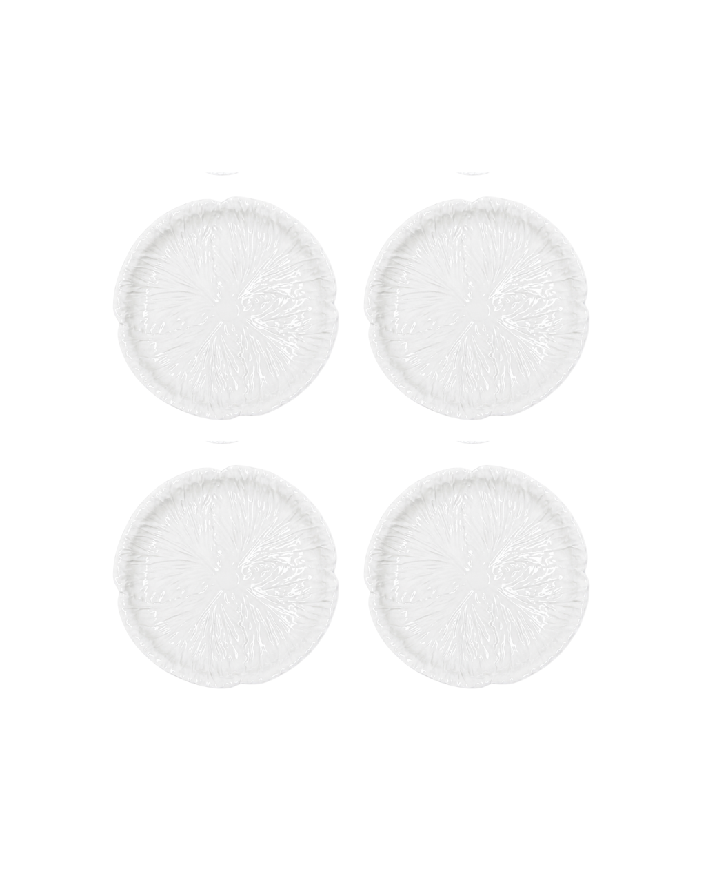Salad plate Radicchio White (set of 6)