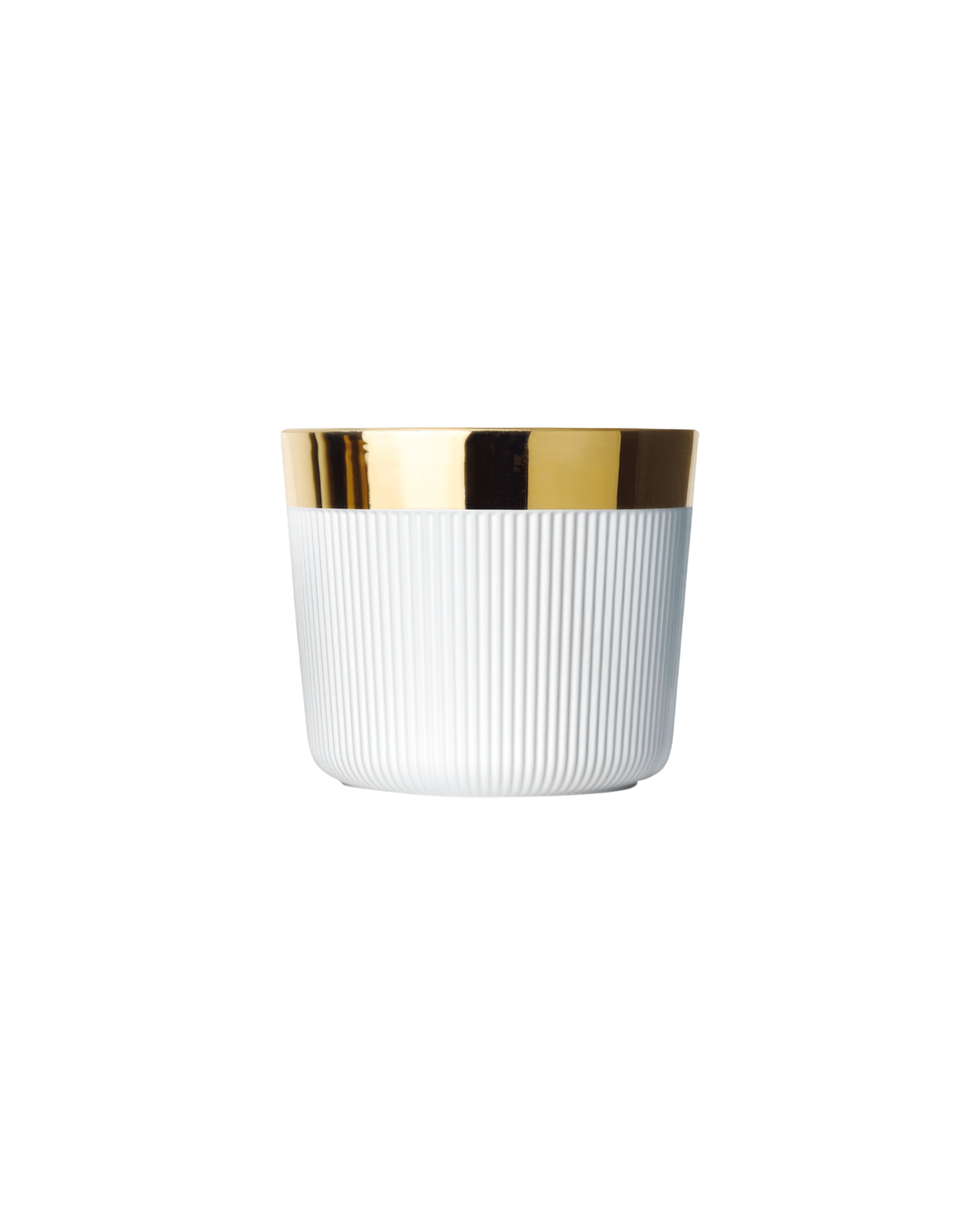 Fürstenberg Porzellan Becher Sip of Gold White Stella
