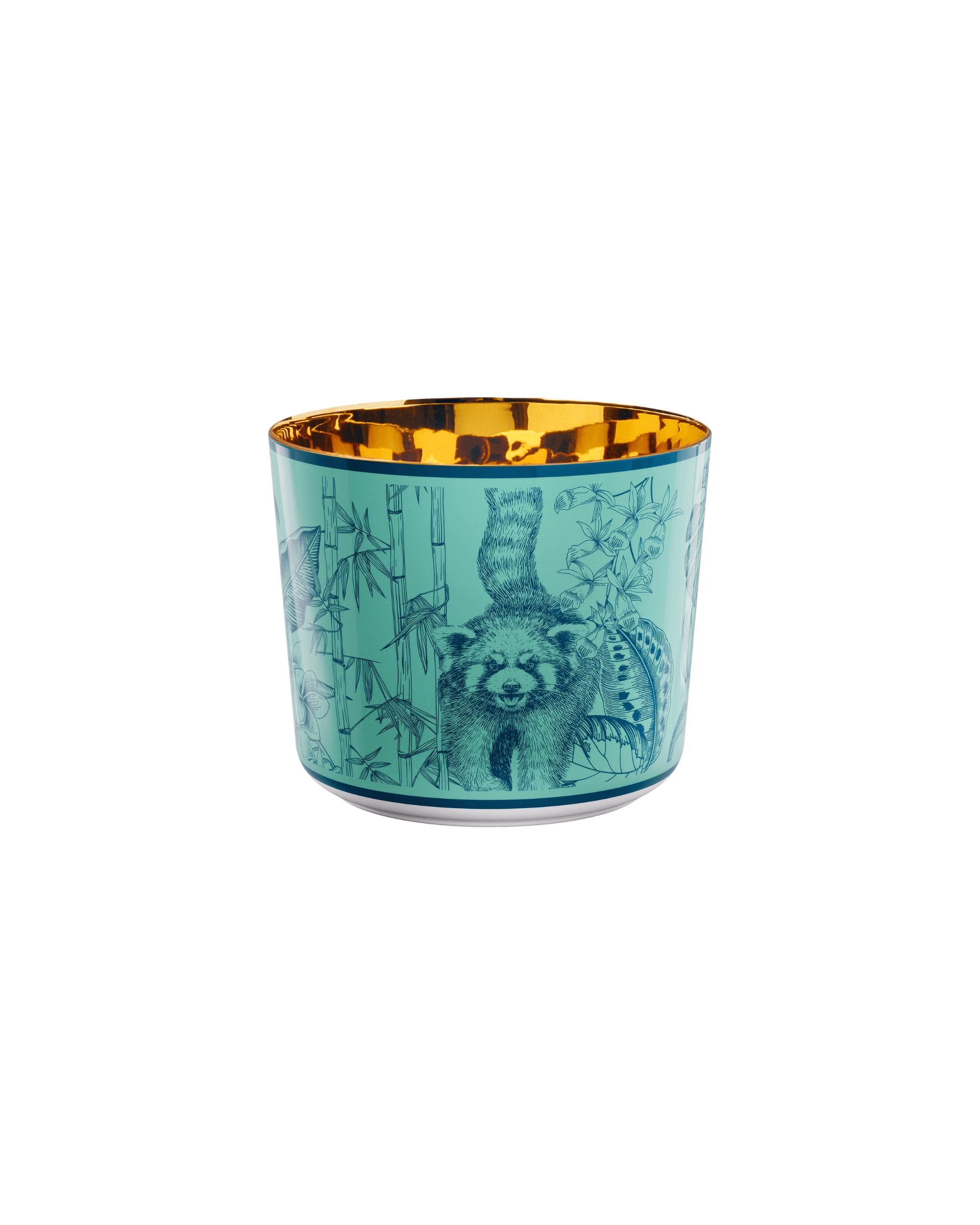 Fürstenberg Porzellan Champagnerbecher Sip of Gold Türkis