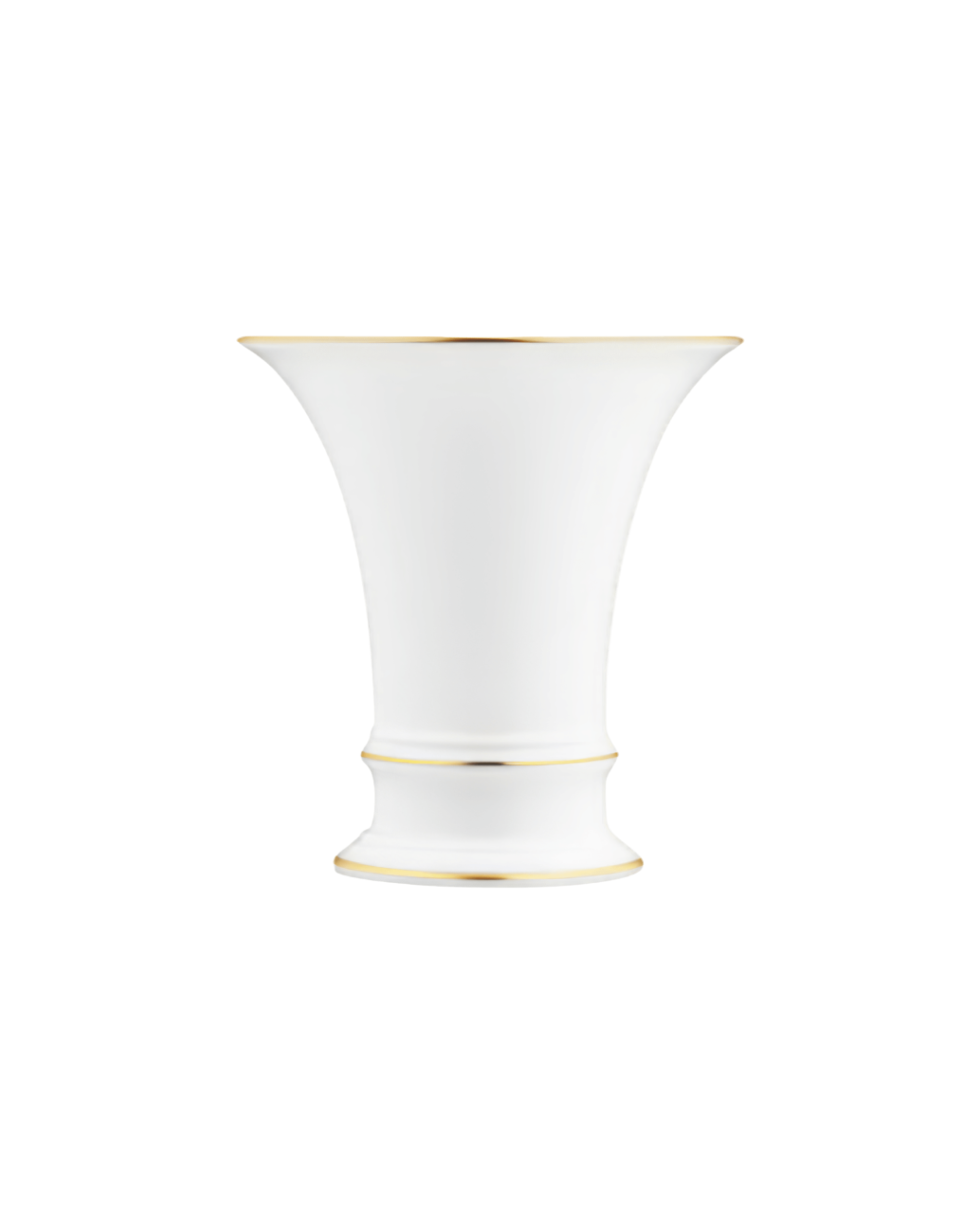 Fürstenberg Porzellan Vase Klassiker mit Goldrand Medium