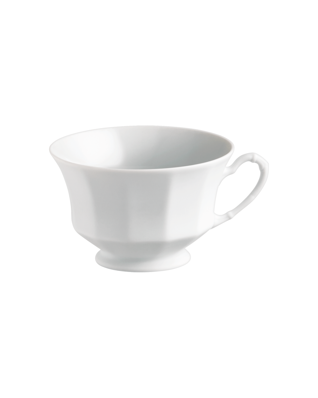 Fürstenberg Porzellan Kaffee-/Teeobertasse Weiß GRECQUE Satiniert