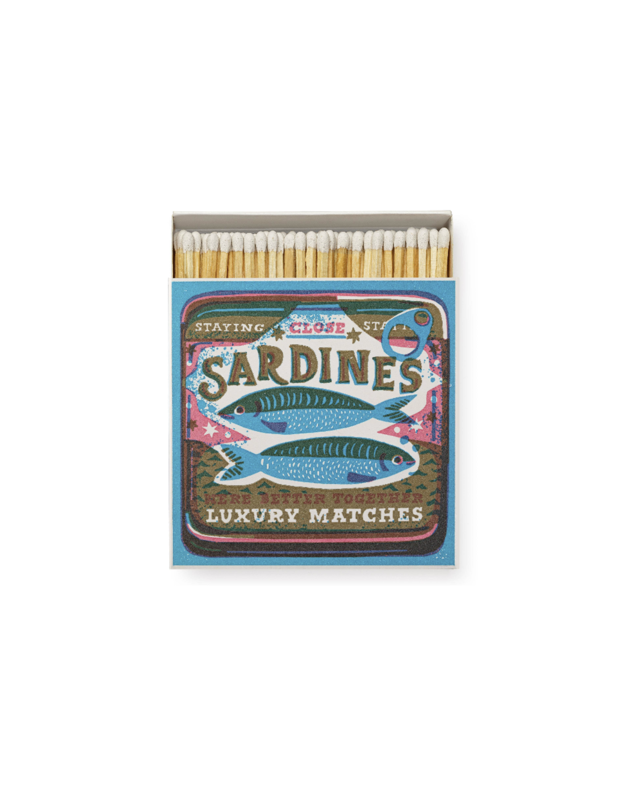 Streichholzschachtel Sardinen