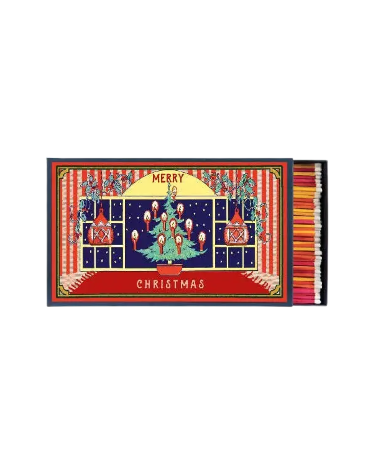 XXL Streichholzschachtel Merry Christmas