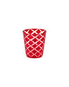 Trinkglas Kristall Rot, 4er-Set