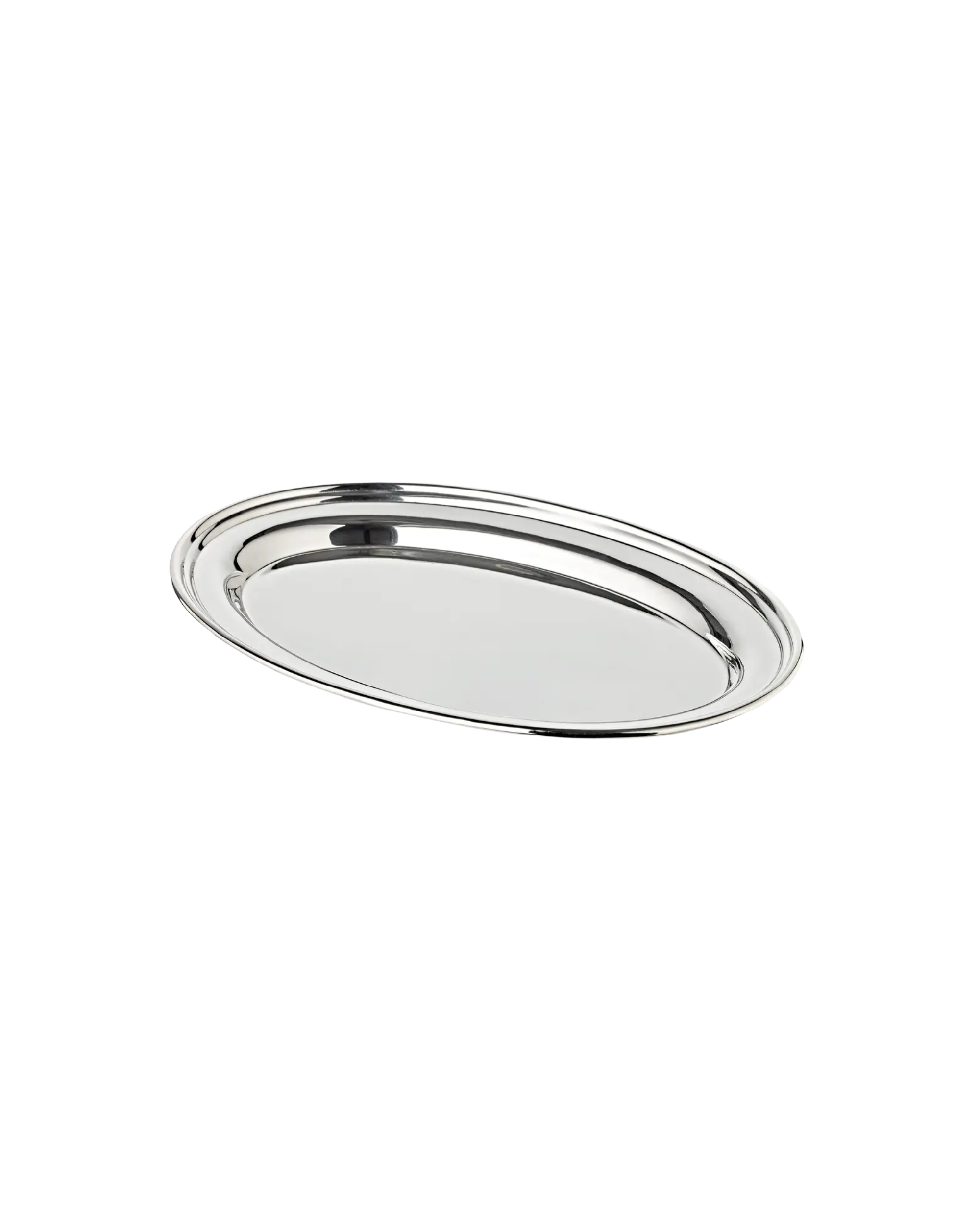 Serviertablett Oval Silber Lisa