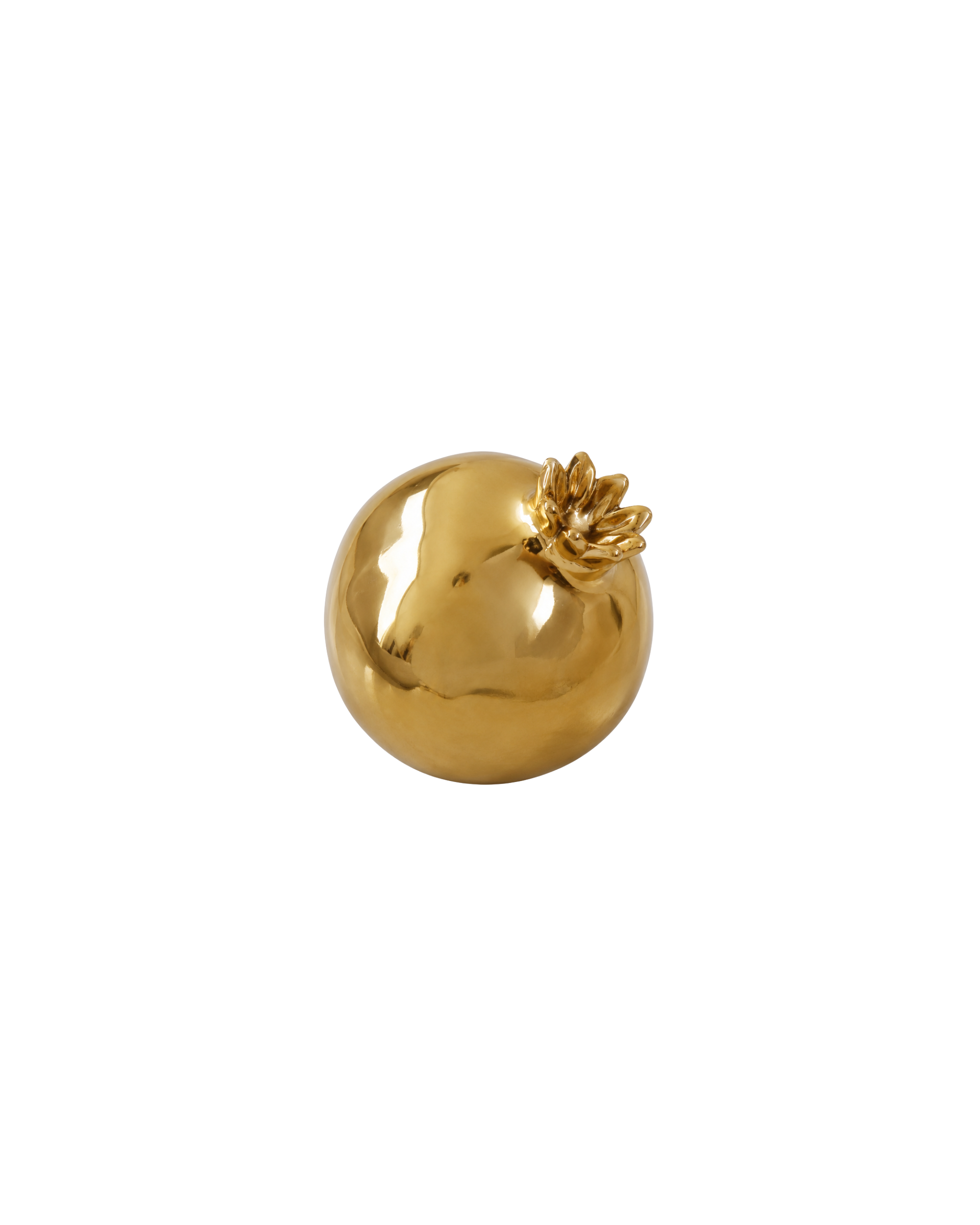 Granatapfel Deko Keramik Gold