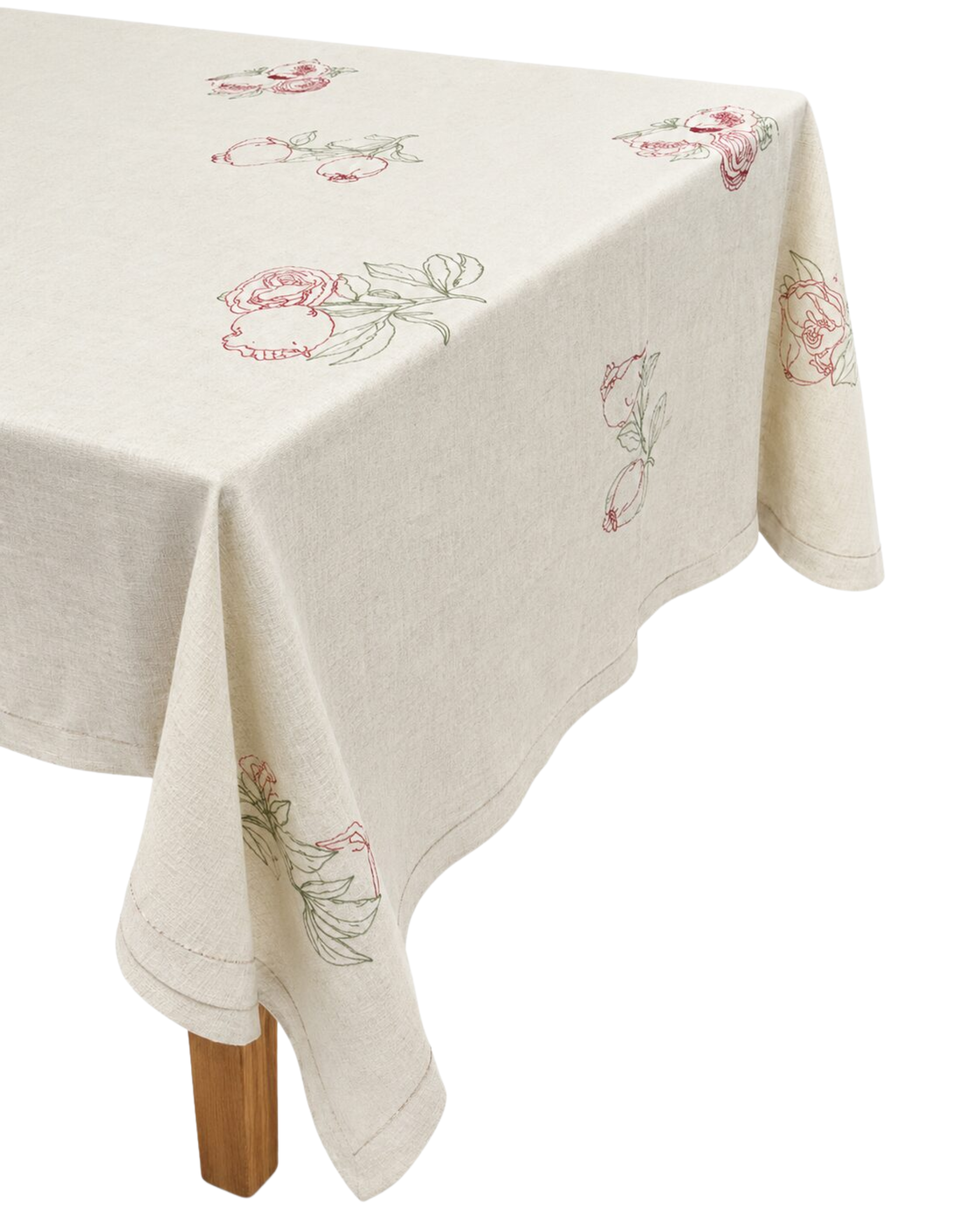 Tischdecke Granatapfel Leinen
