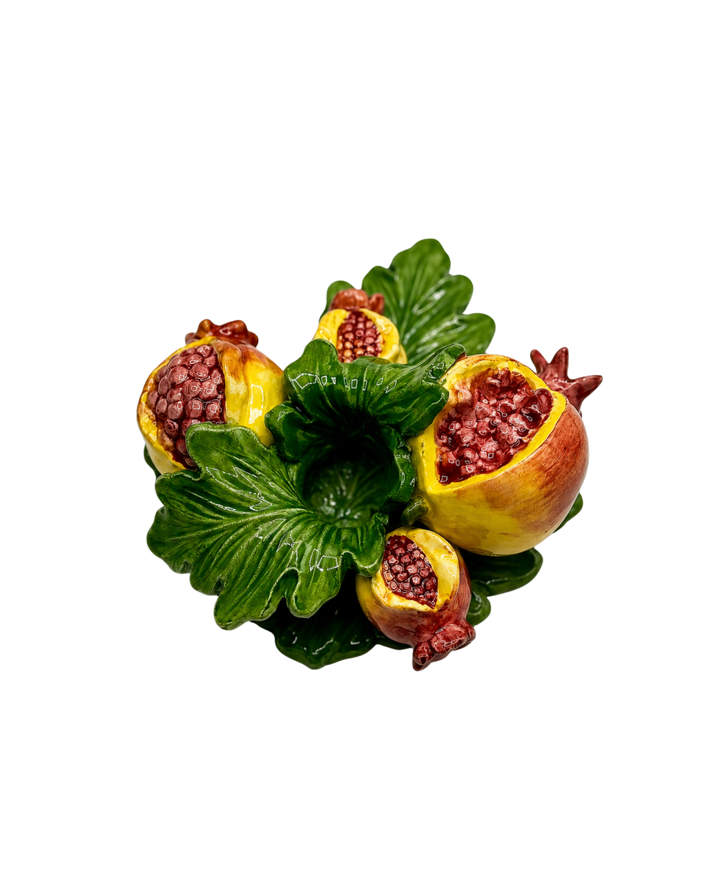 Kerzenständer Granatapfel Keramik