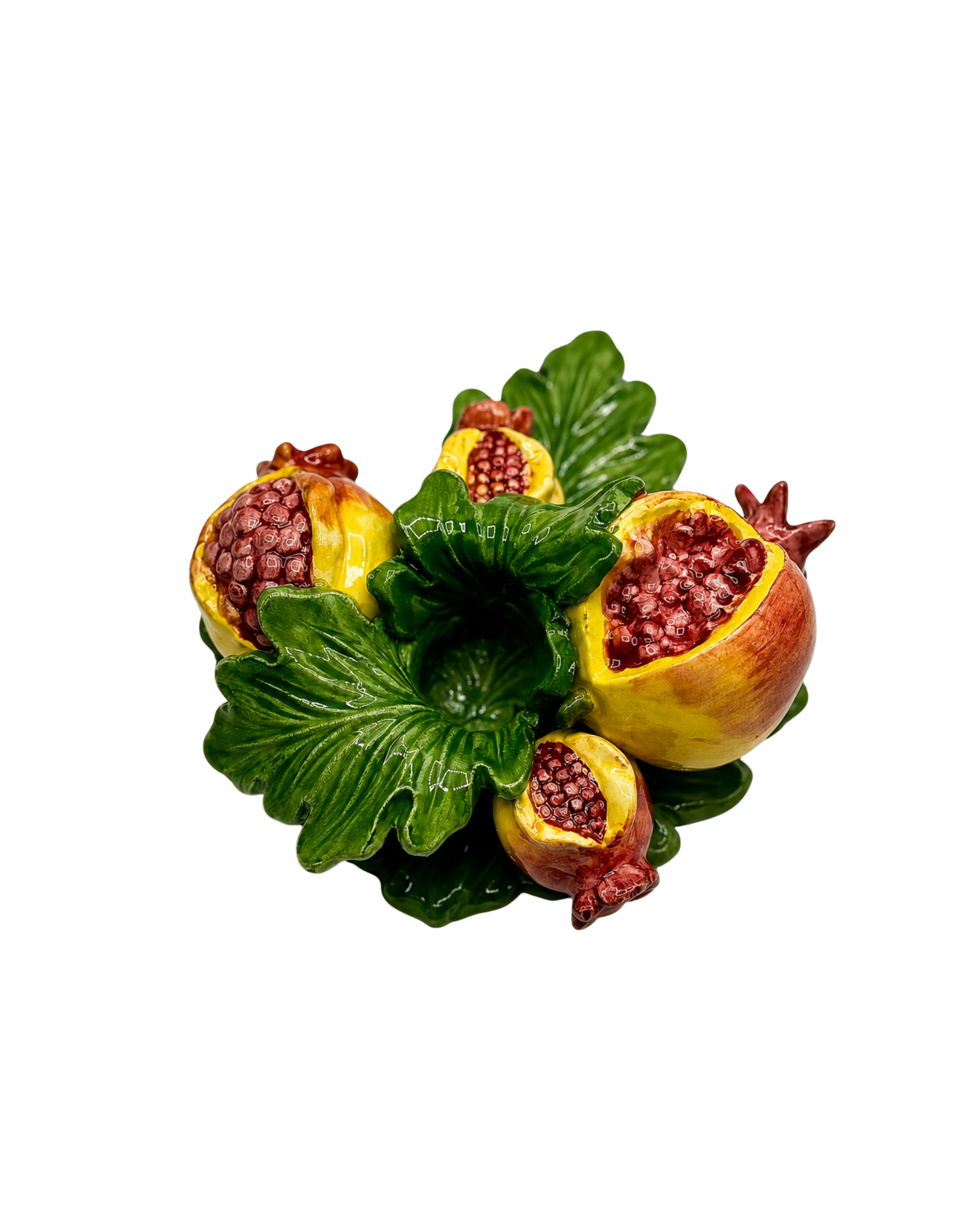 Kerzenständer Granatapfel Keramik