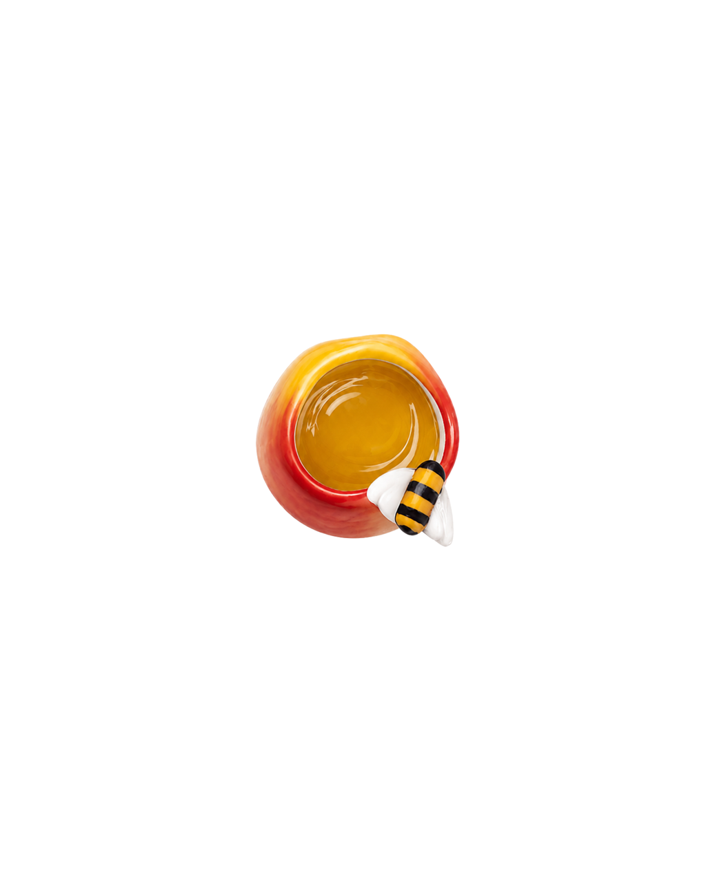 Honigtopf Apfel mit Biene Keramik