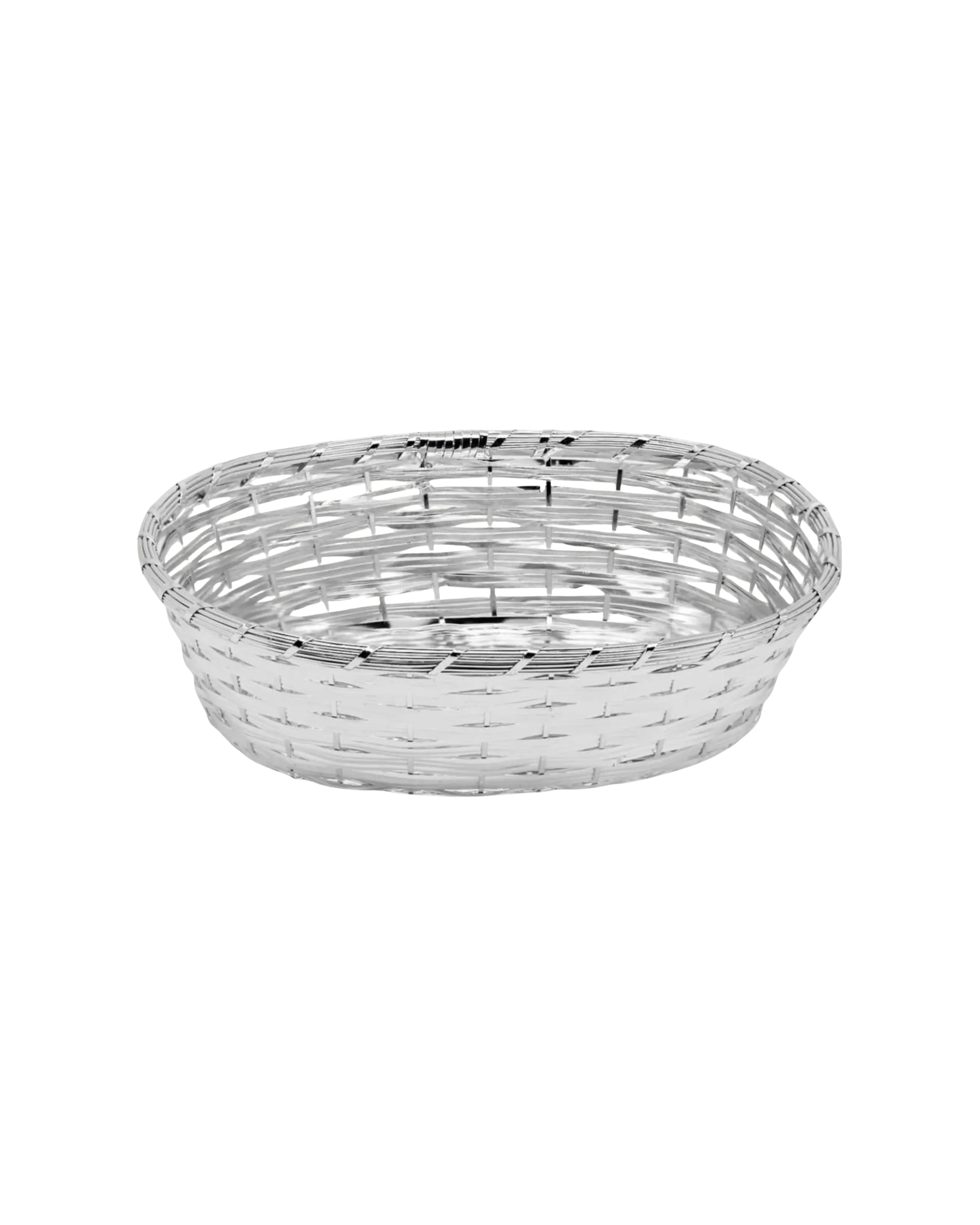 Brotkorb Oval Versilbert Small