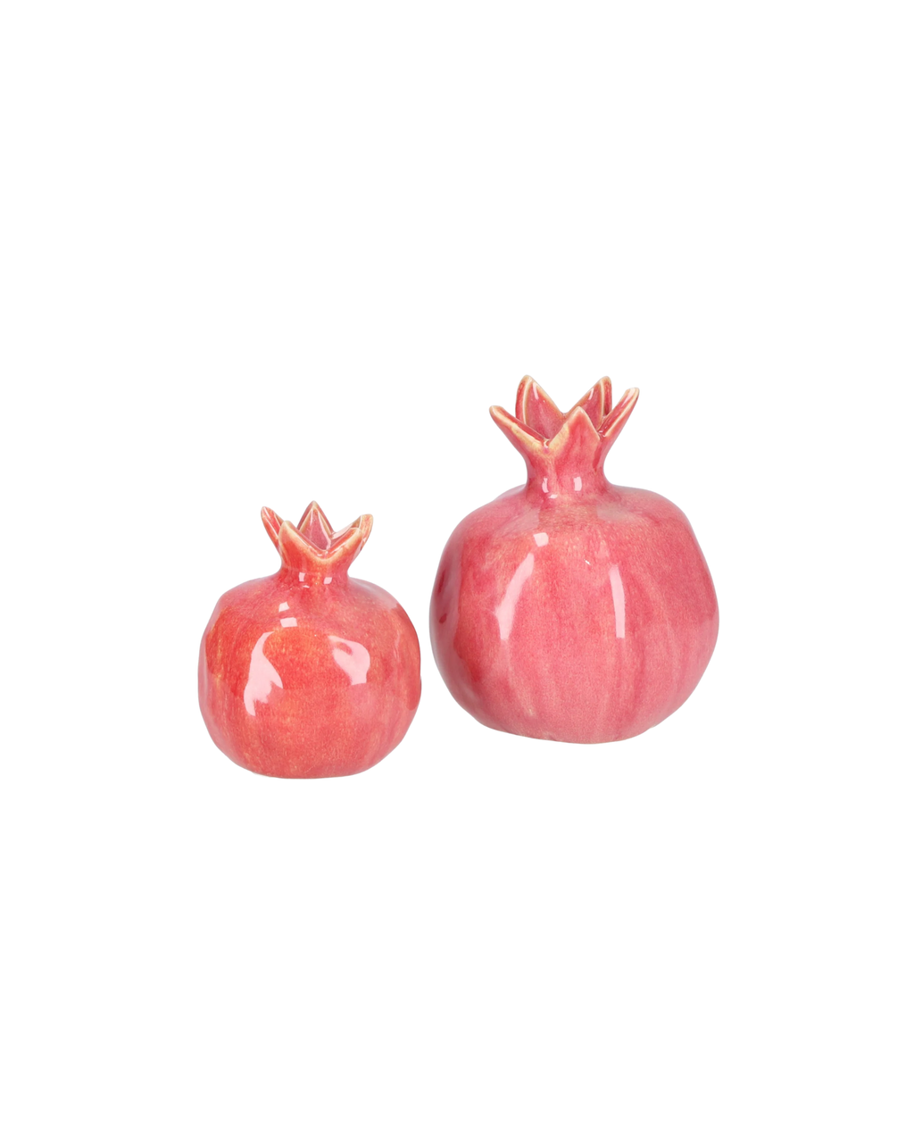 Pomegranate vases – set of 2