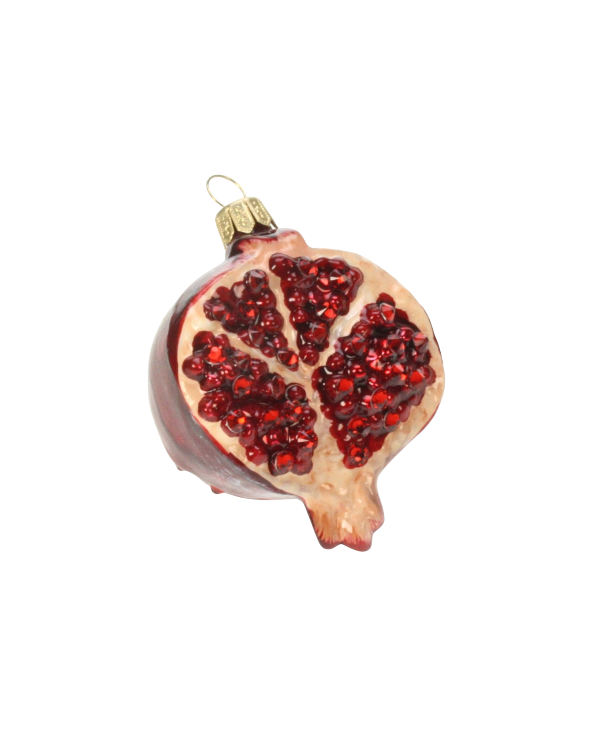 Christbaumschmuck Granatapfel Dunkelrot