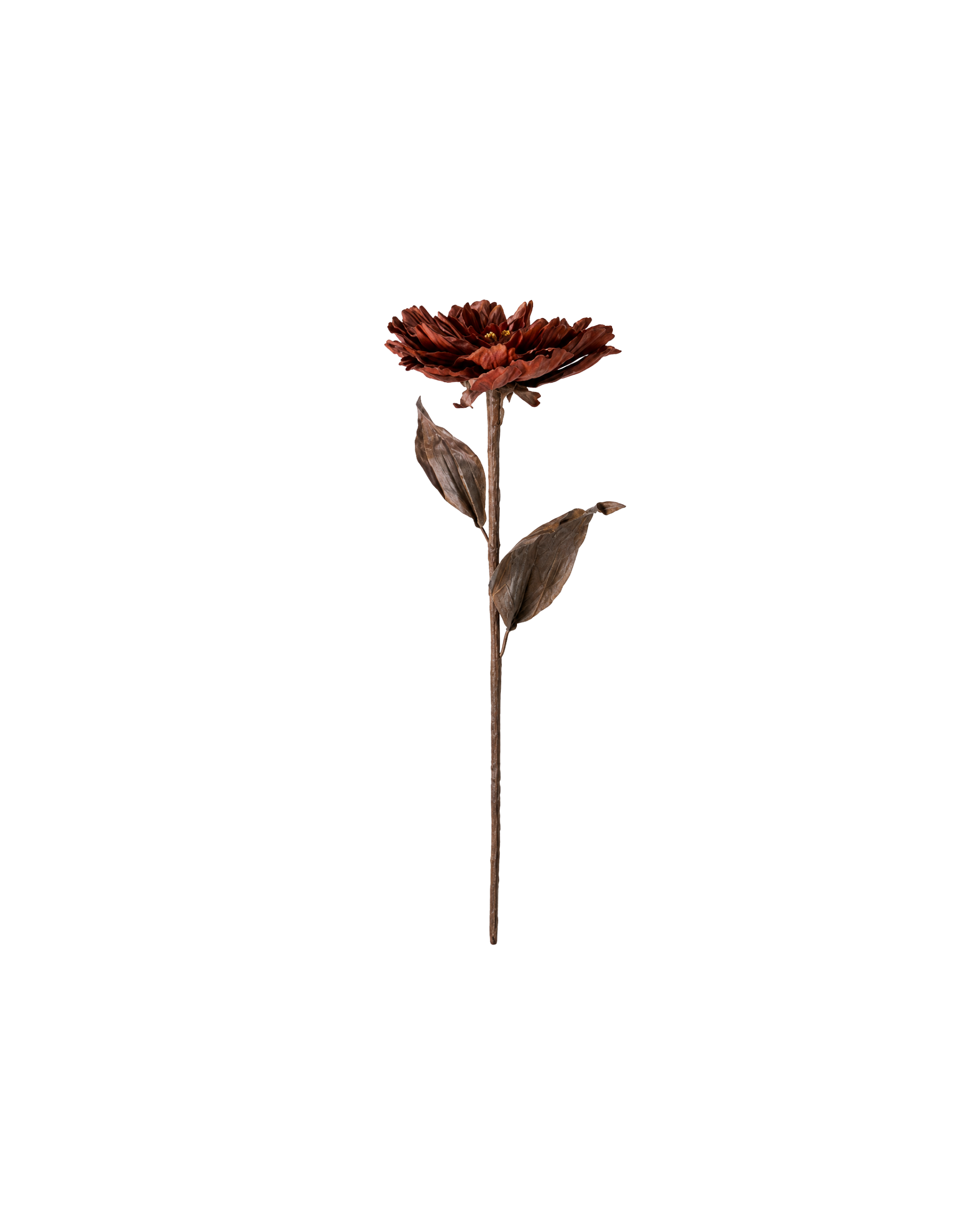 Papierblume Weinrot