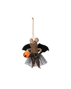 Halloween Filzmaus Fledermaus