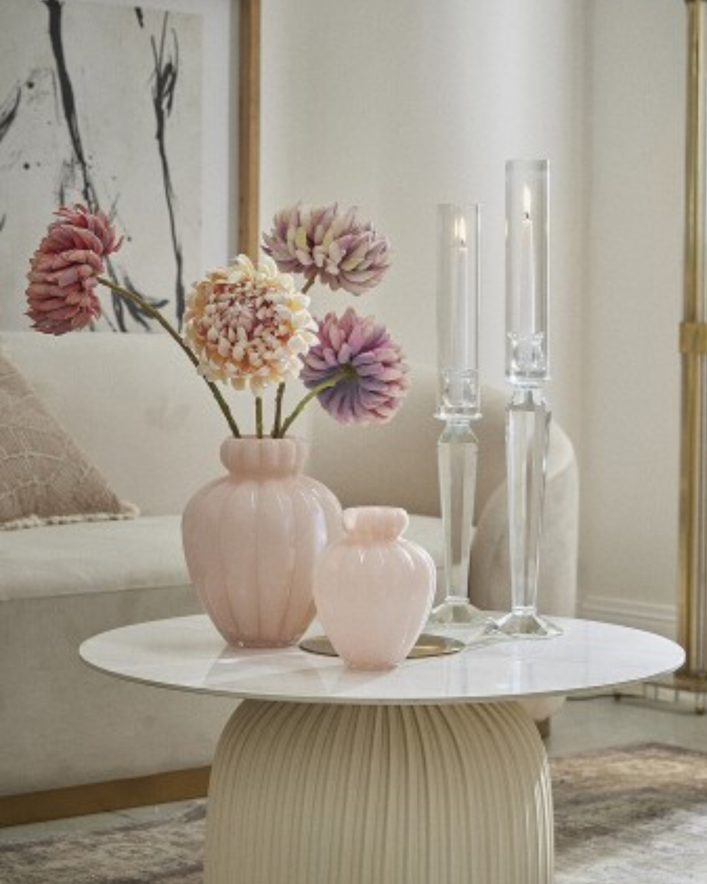 Vase Hellrosa Medium