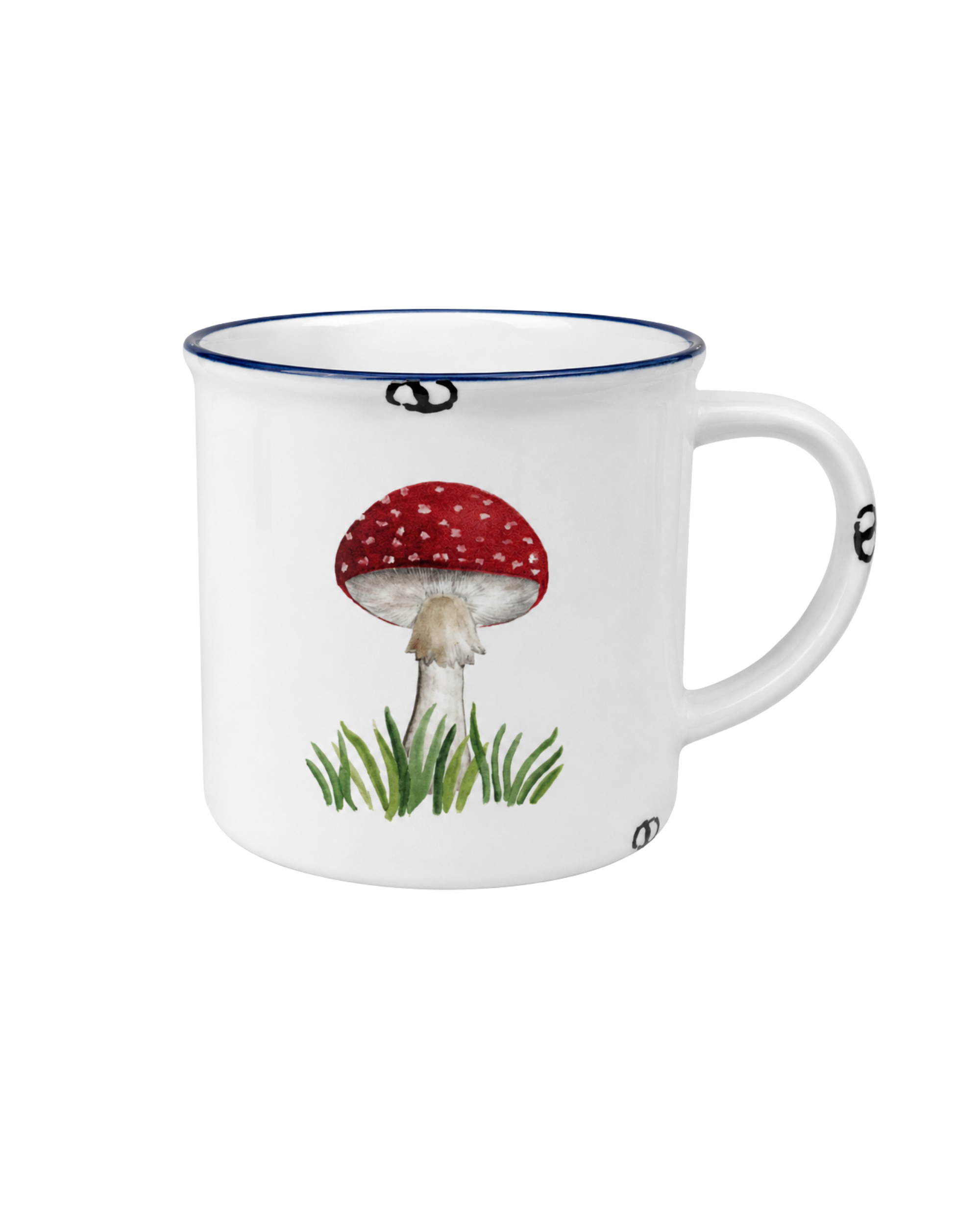 Porzellantasse Pilz