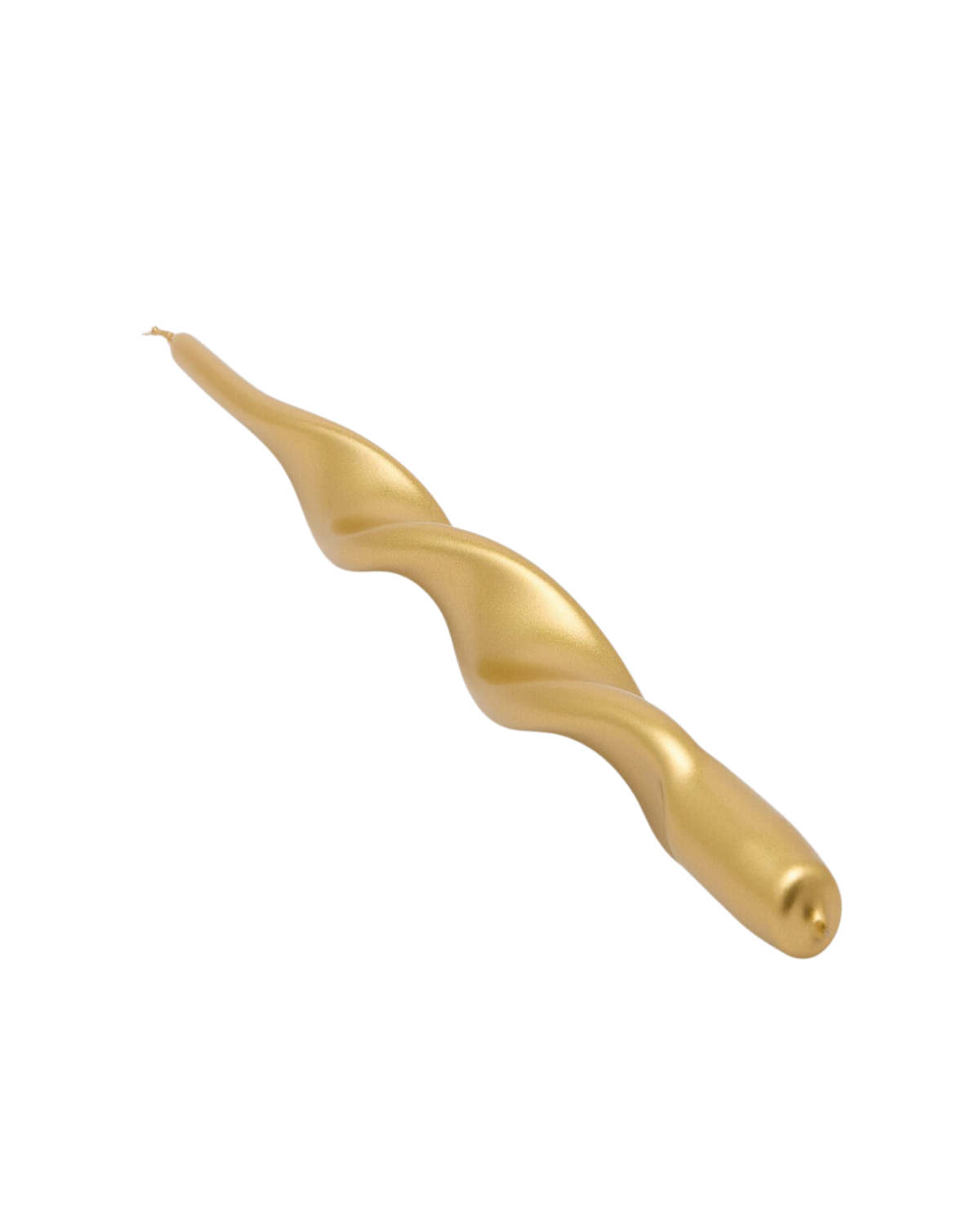 Stabkerze gedreht Gold