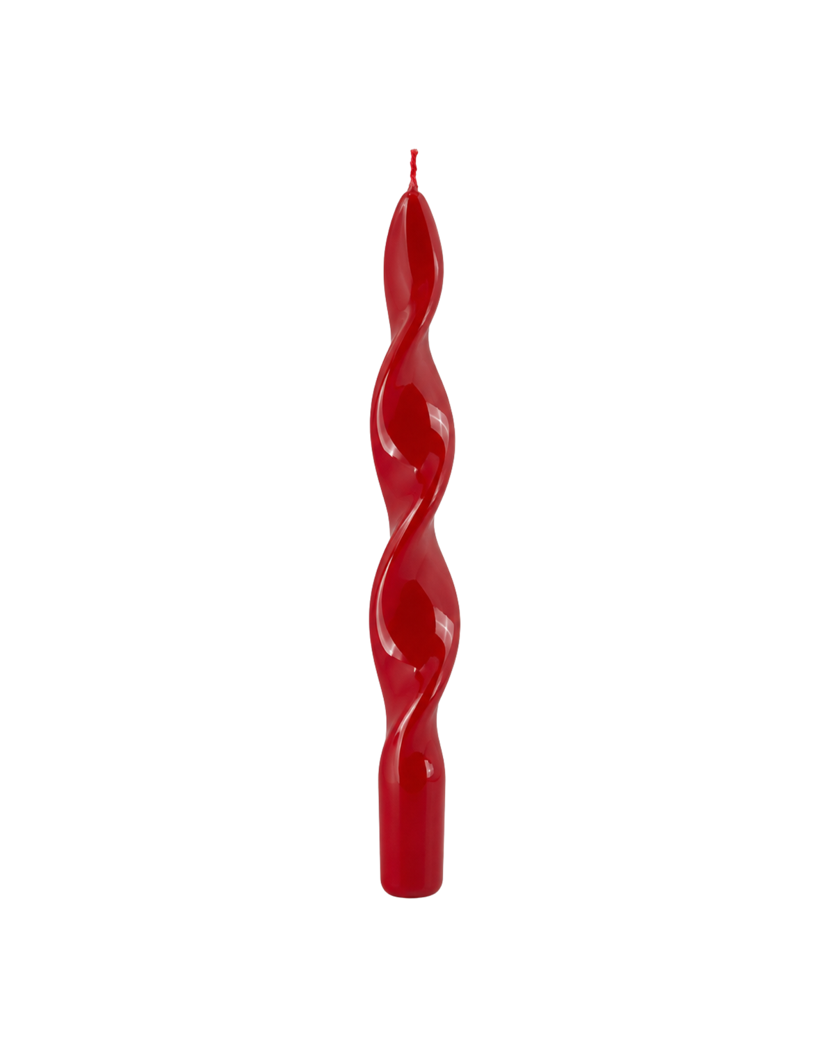 Stabkerze gedreht Rot