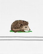 Geschirrtuch Igel Bestickt