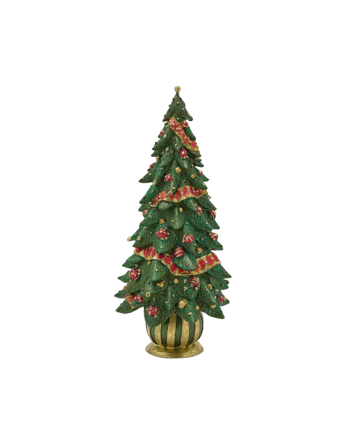 Tannenbaum Grün-Rot, H 33 cm