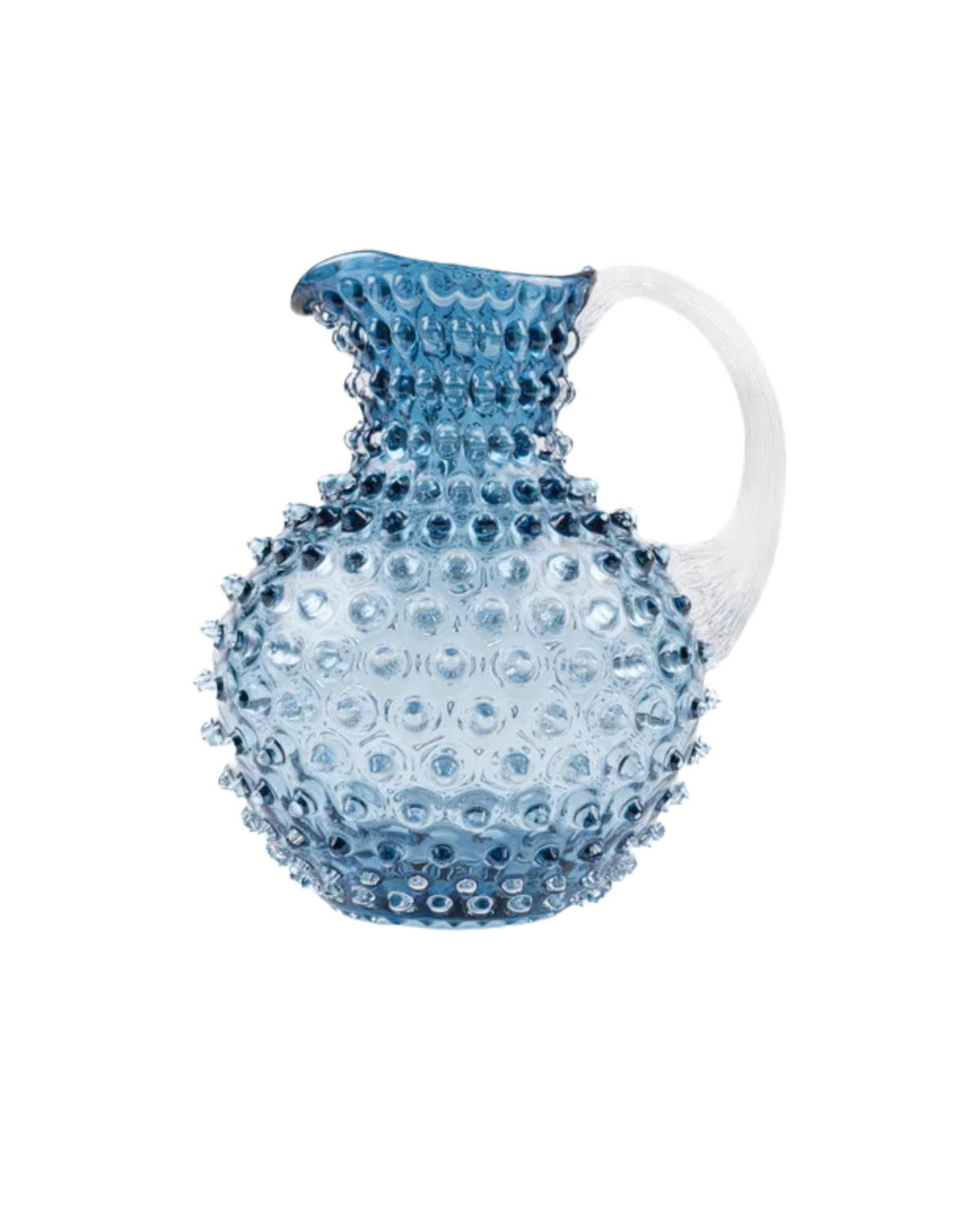 Anna von Lipa Hobnail Jug Blue Smoke
