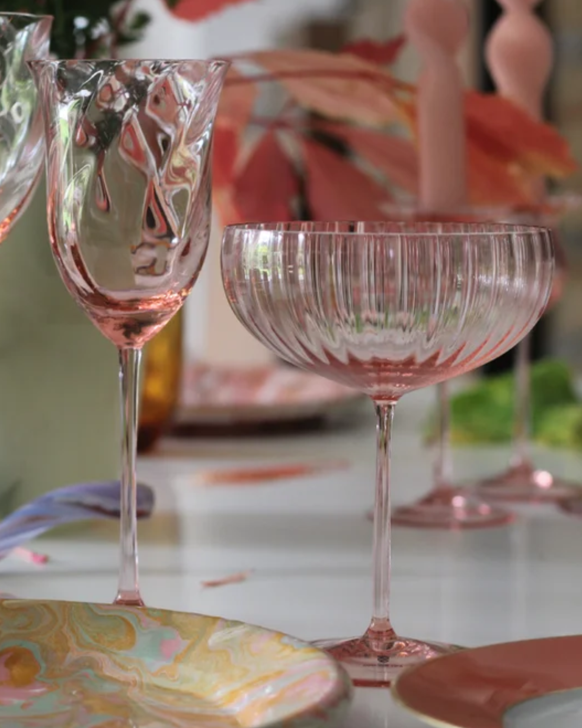 Anna von Lipa Weinglas Rosa, 6er Set