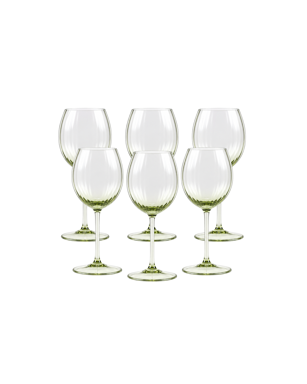 Anna von Lipa Weinglas Olivegreen, 6er Set