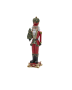 Nussknacker Soldat mit Baum, 41 cm