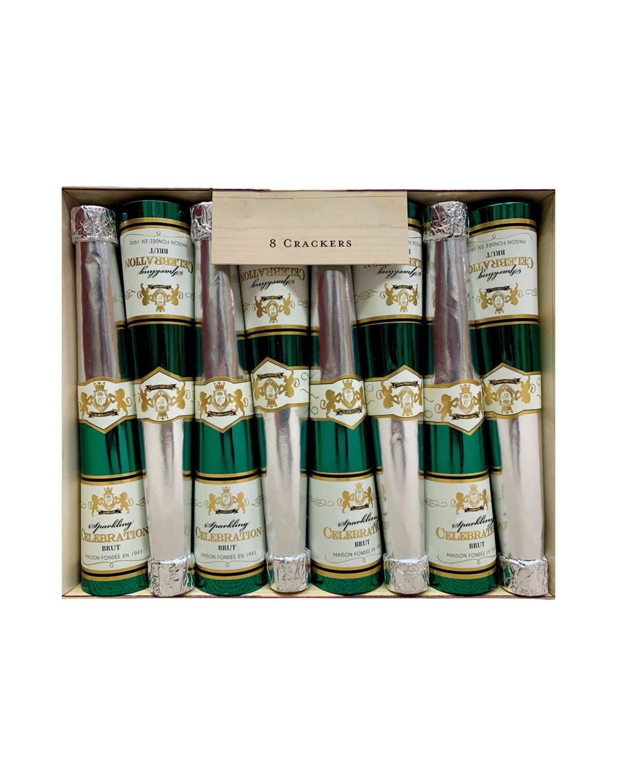 Weihnachtscracker Champagne Bottle, 8er Set