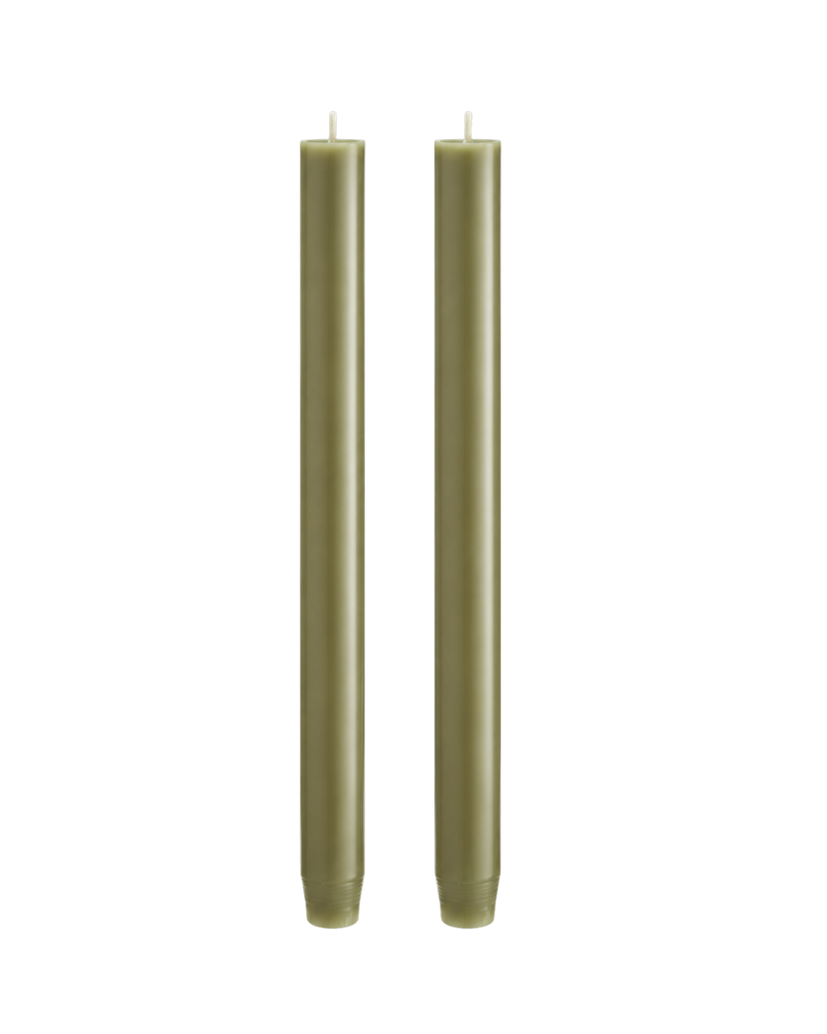 Stabkerzen Olive, 2er Set