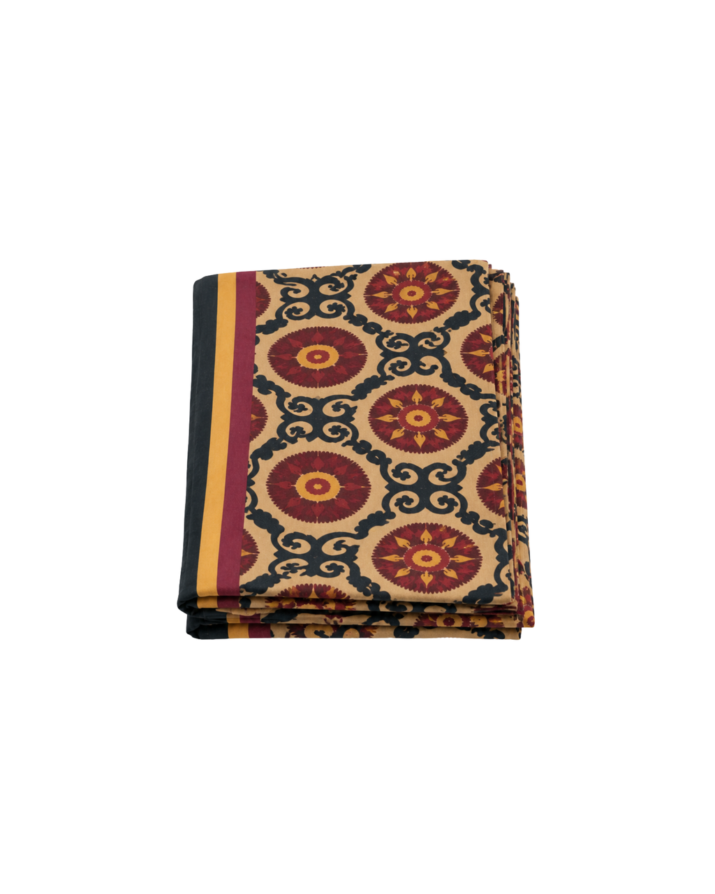 Tischdecke Baumwolle Bedruckt Ikat-Muster, 250x150cm