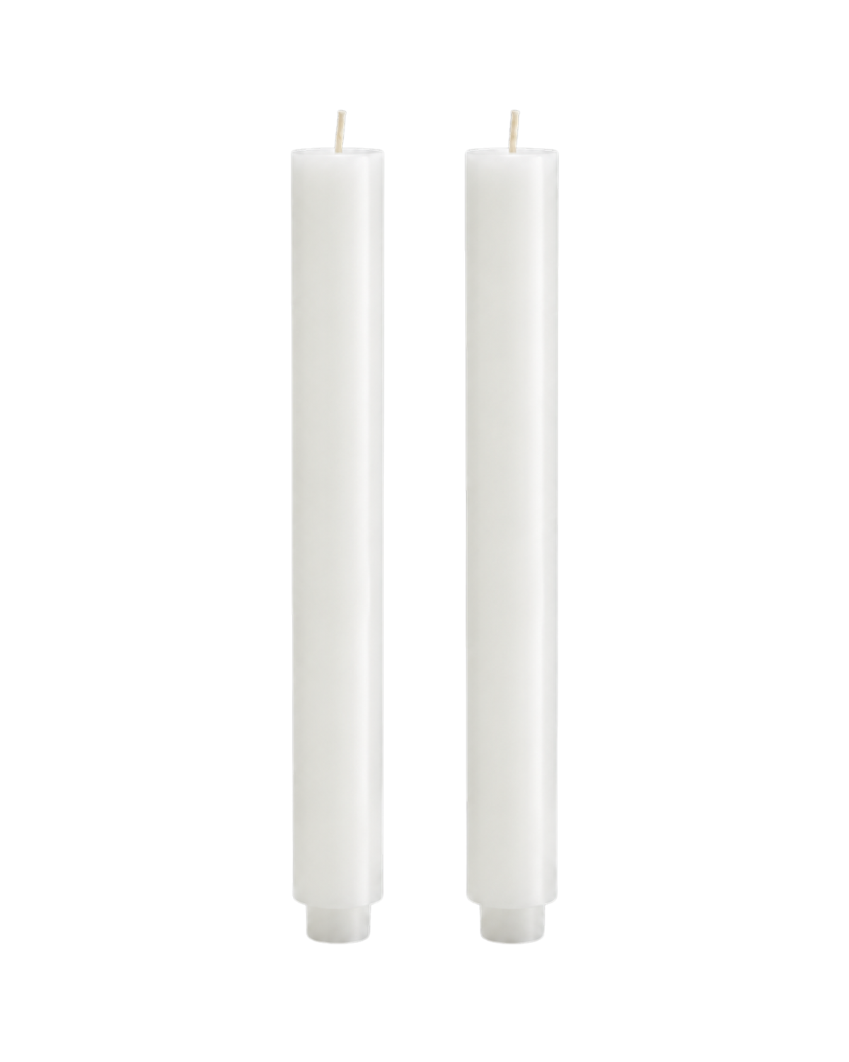 Stabkerze Elfenbein, 2er Set, ⌀3 cm