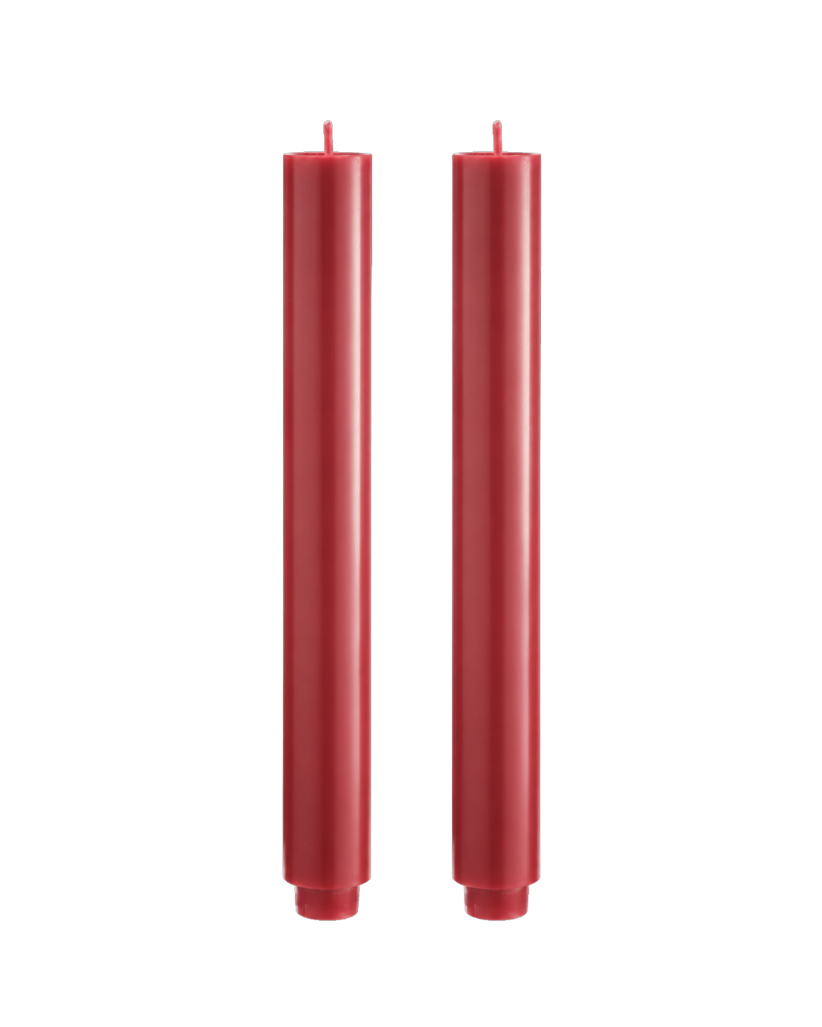 Stabkerzen Burgunder, 2er Set ⌀3cm