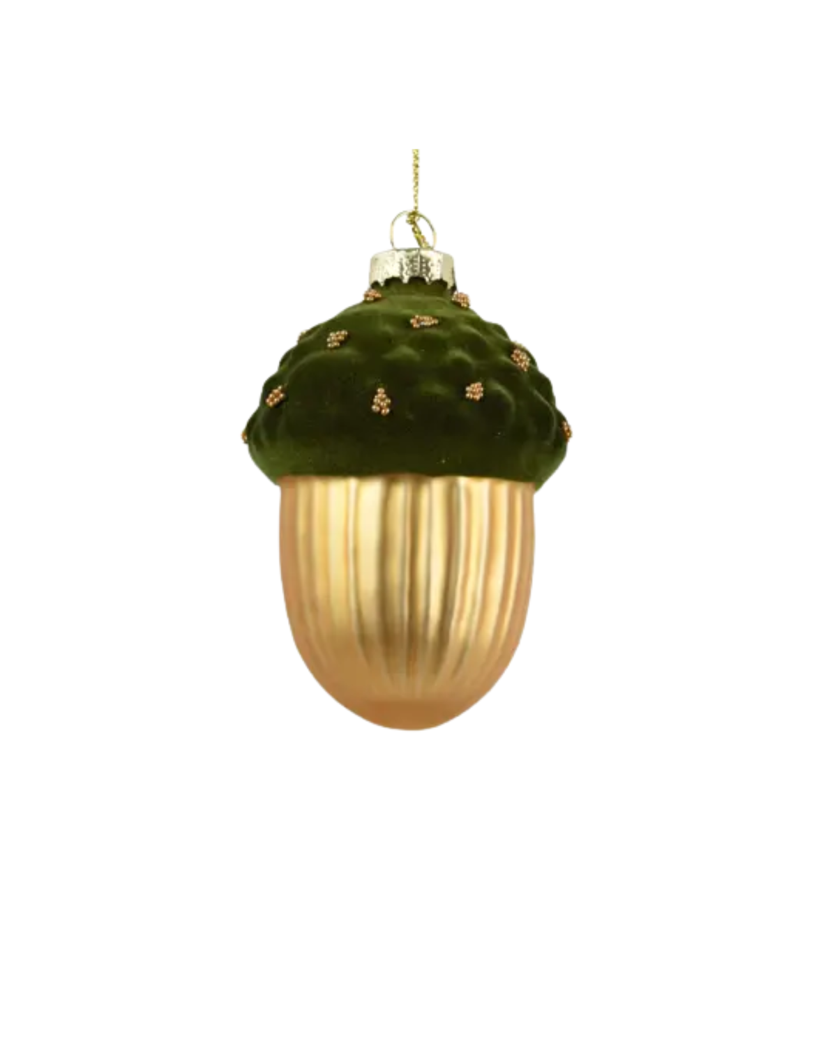 Acorn Glass Gold-Green
