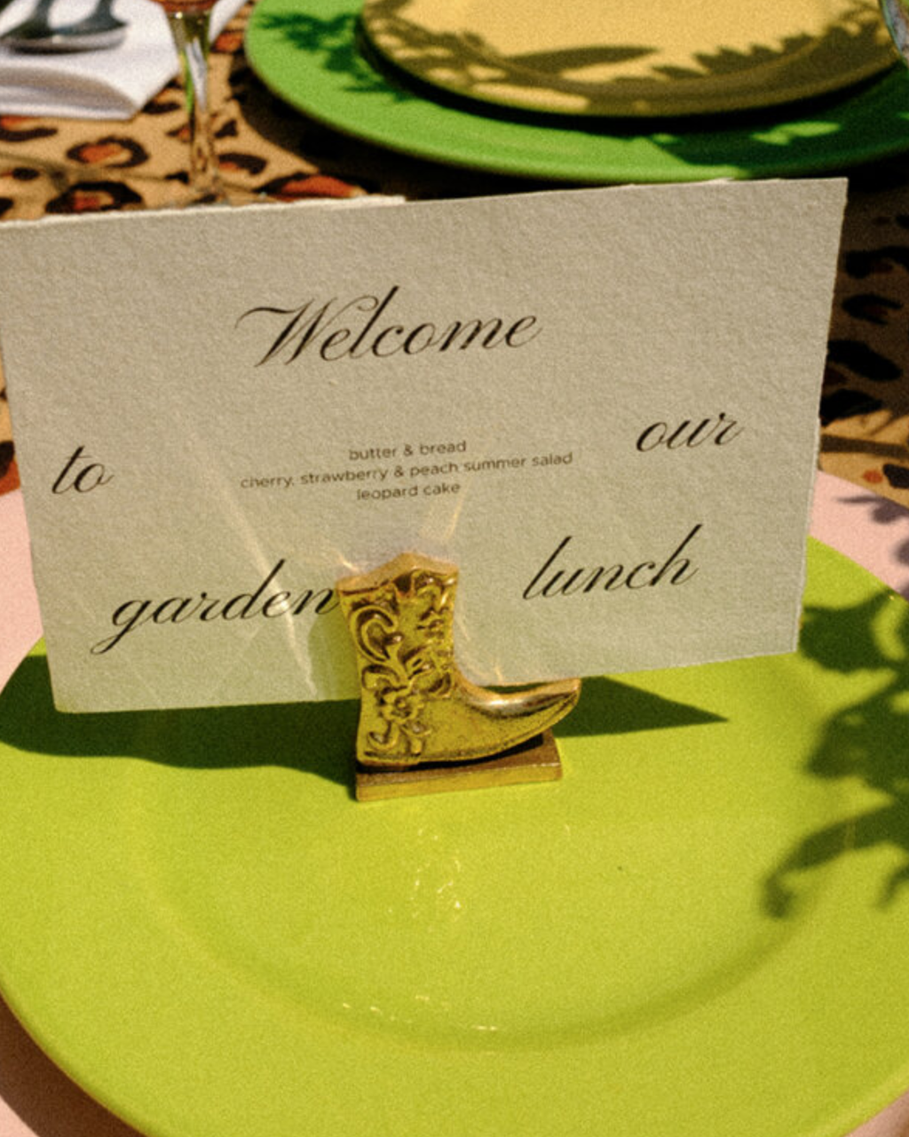 Place Card Holder Cowboy Boot, Set of 2