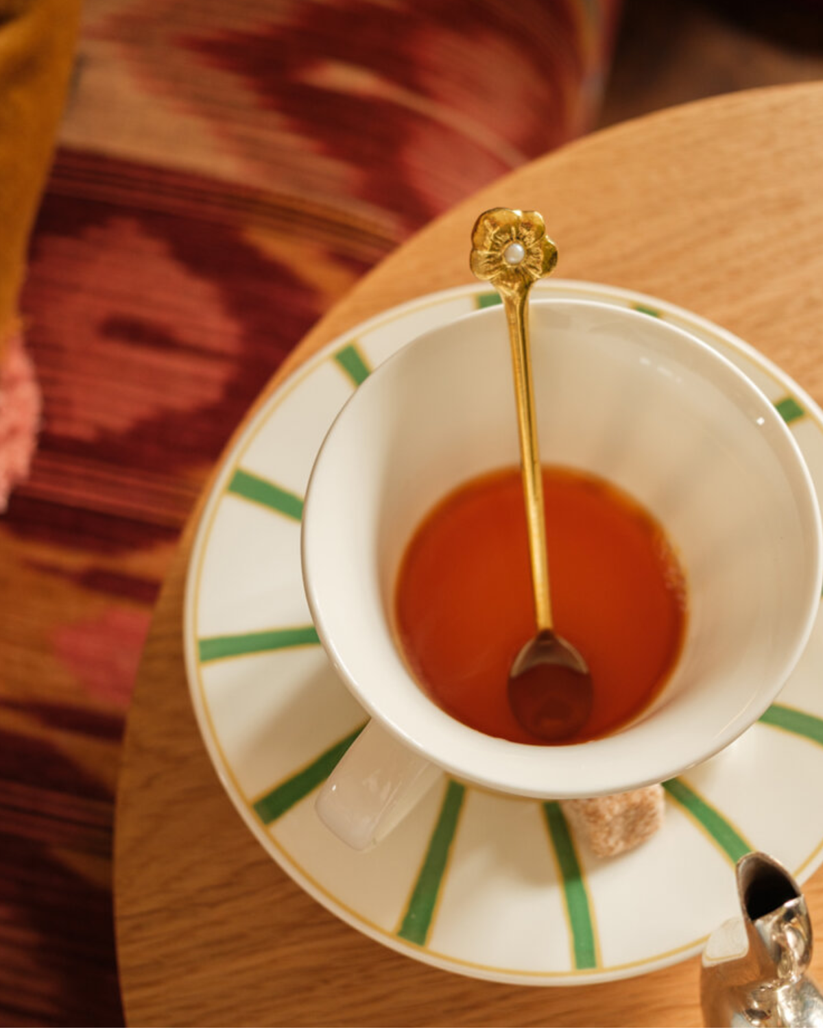 Teelöffel Set mit Blume