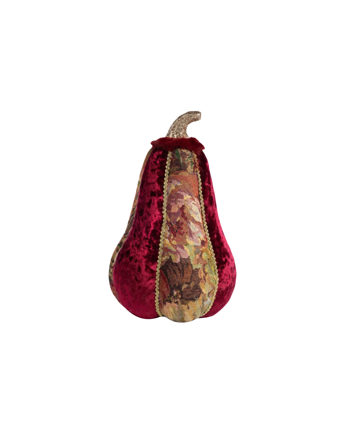 Dekokürbis Butternut Samt Bordeaux