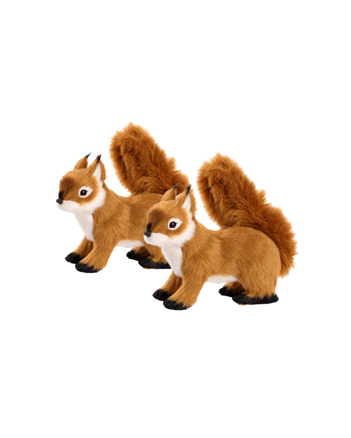 Eichhörnchen Braun, 2er Set
