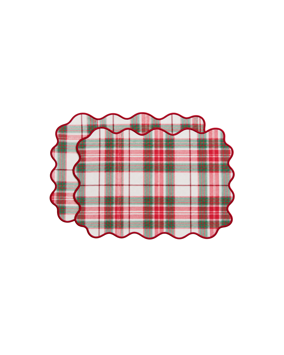 Tischsets Angèle Rot, 2er Set