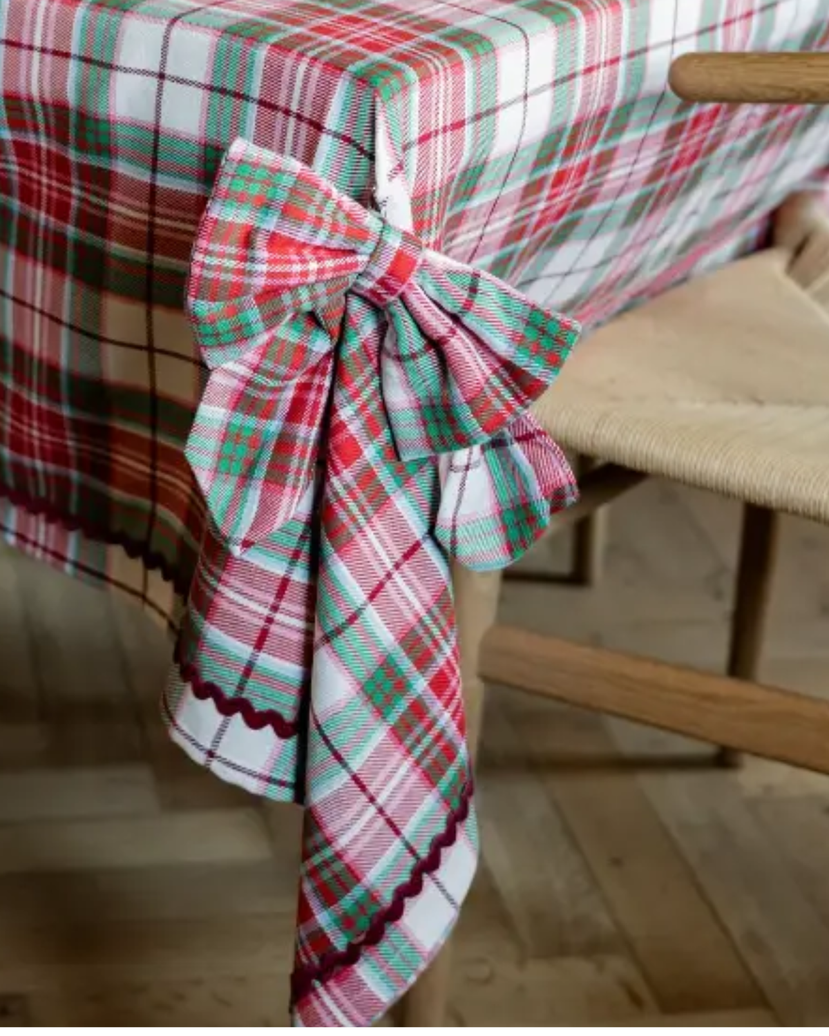 Schleife Angèle Rot, 4er Set