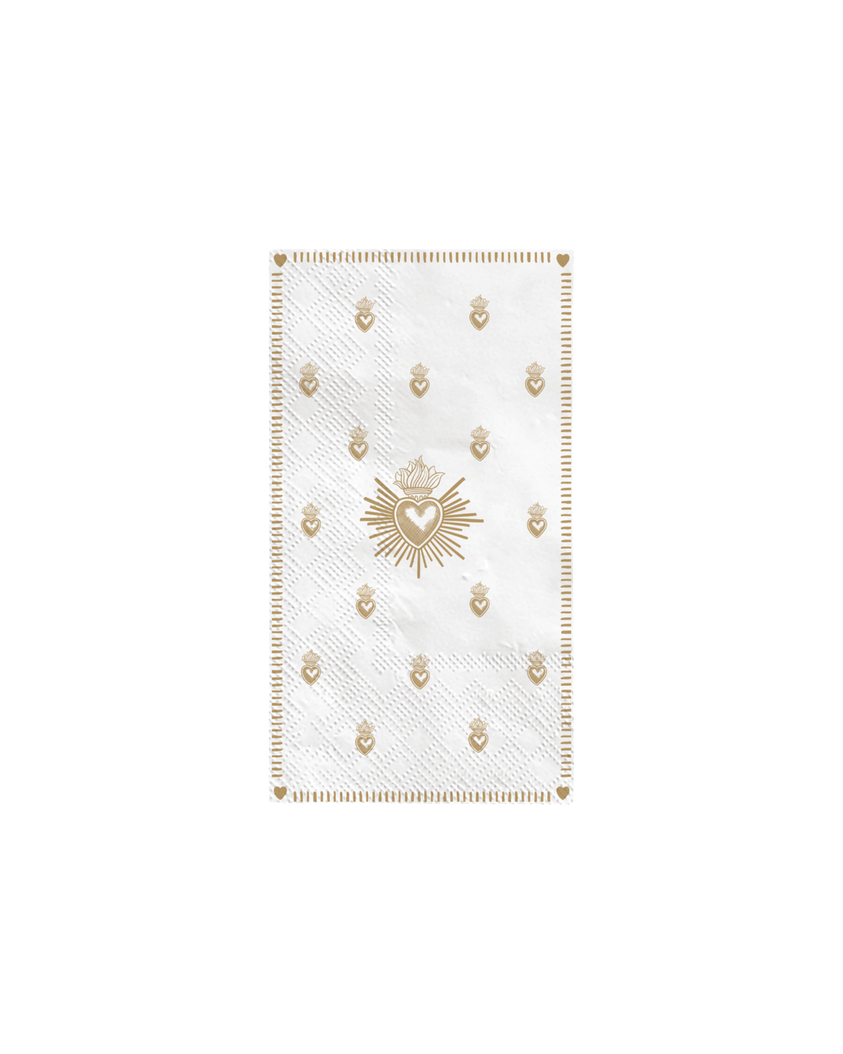 Papierservietten goldene Herzen