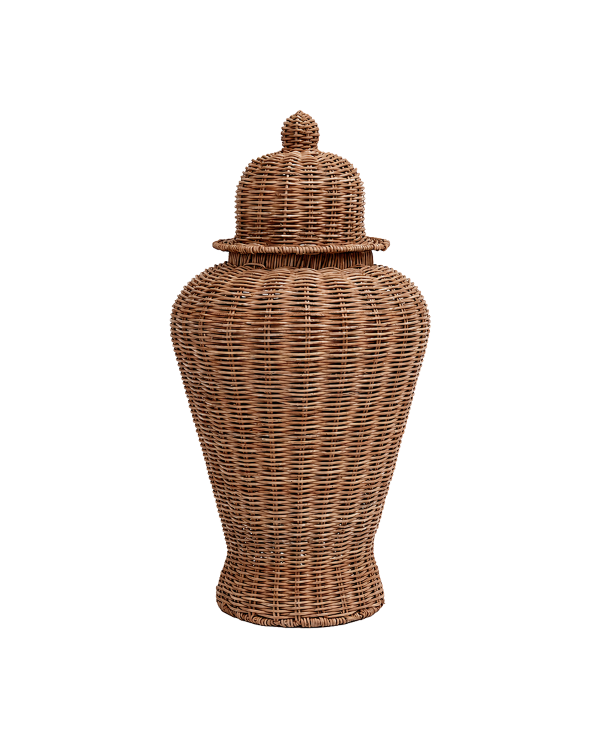 Rattan Vase Amphore, 60 cm