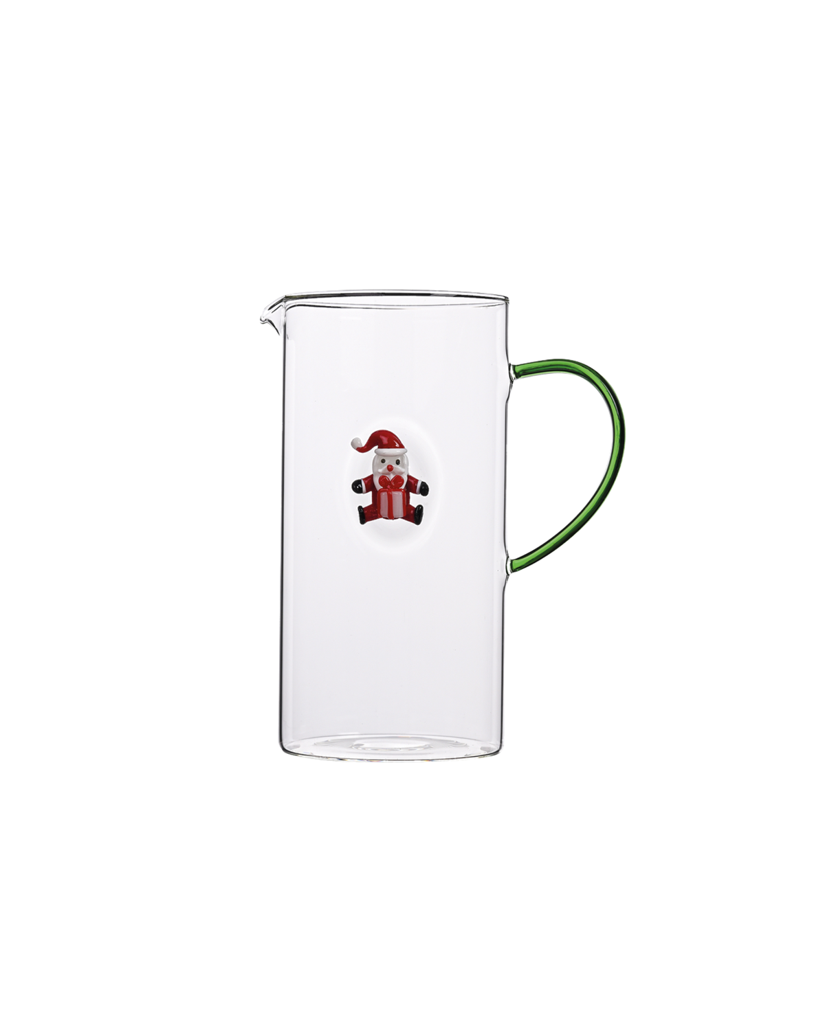 Krug Glas mit Nikolaus