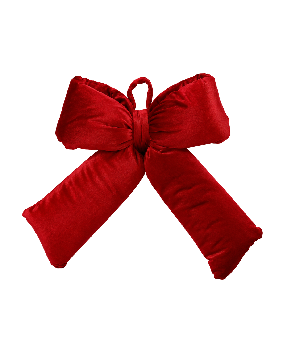 Dekoschleife Velvet Dunkelrot, XL