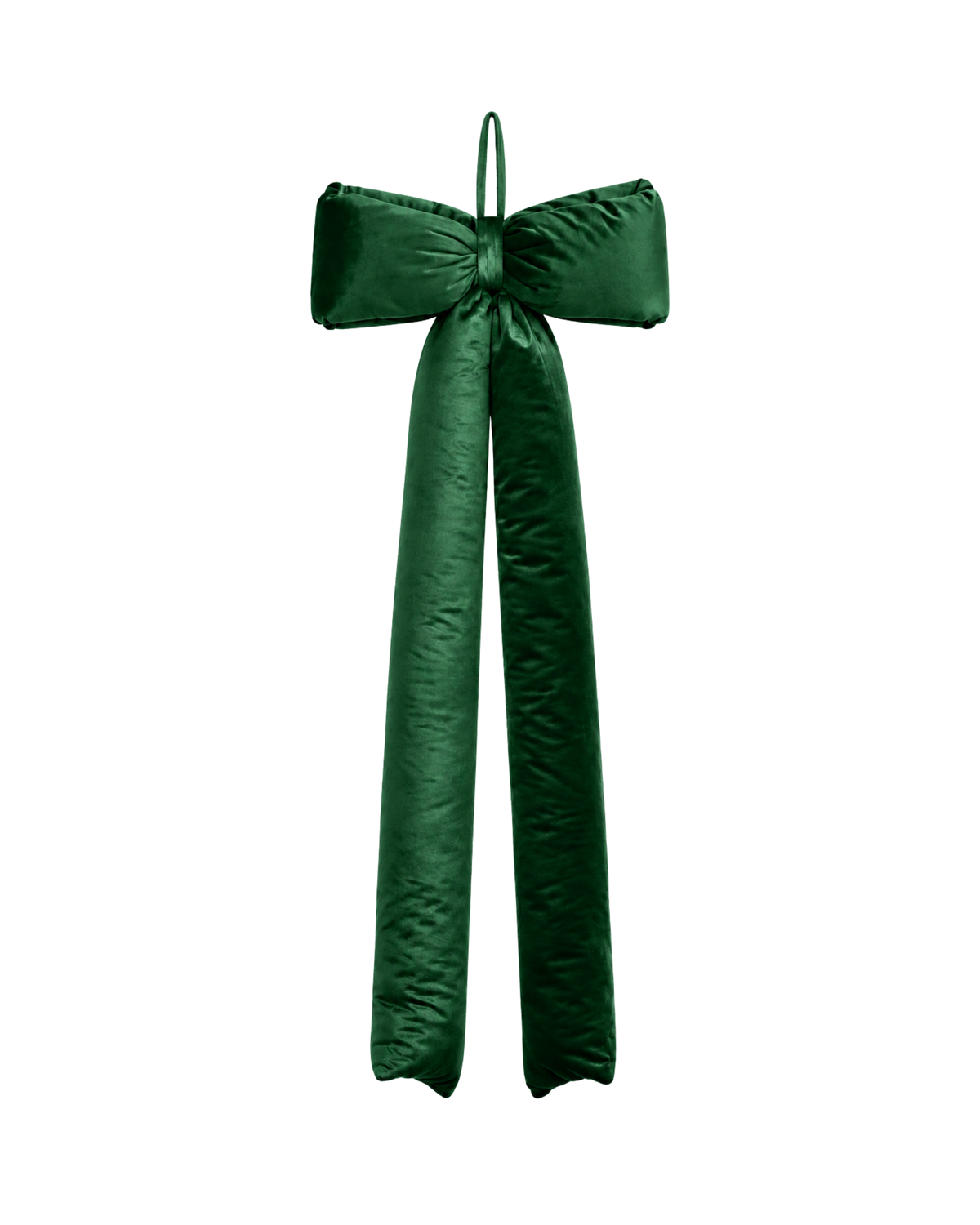 Dekoschleife Velvet Dunkelgrün, XXL
