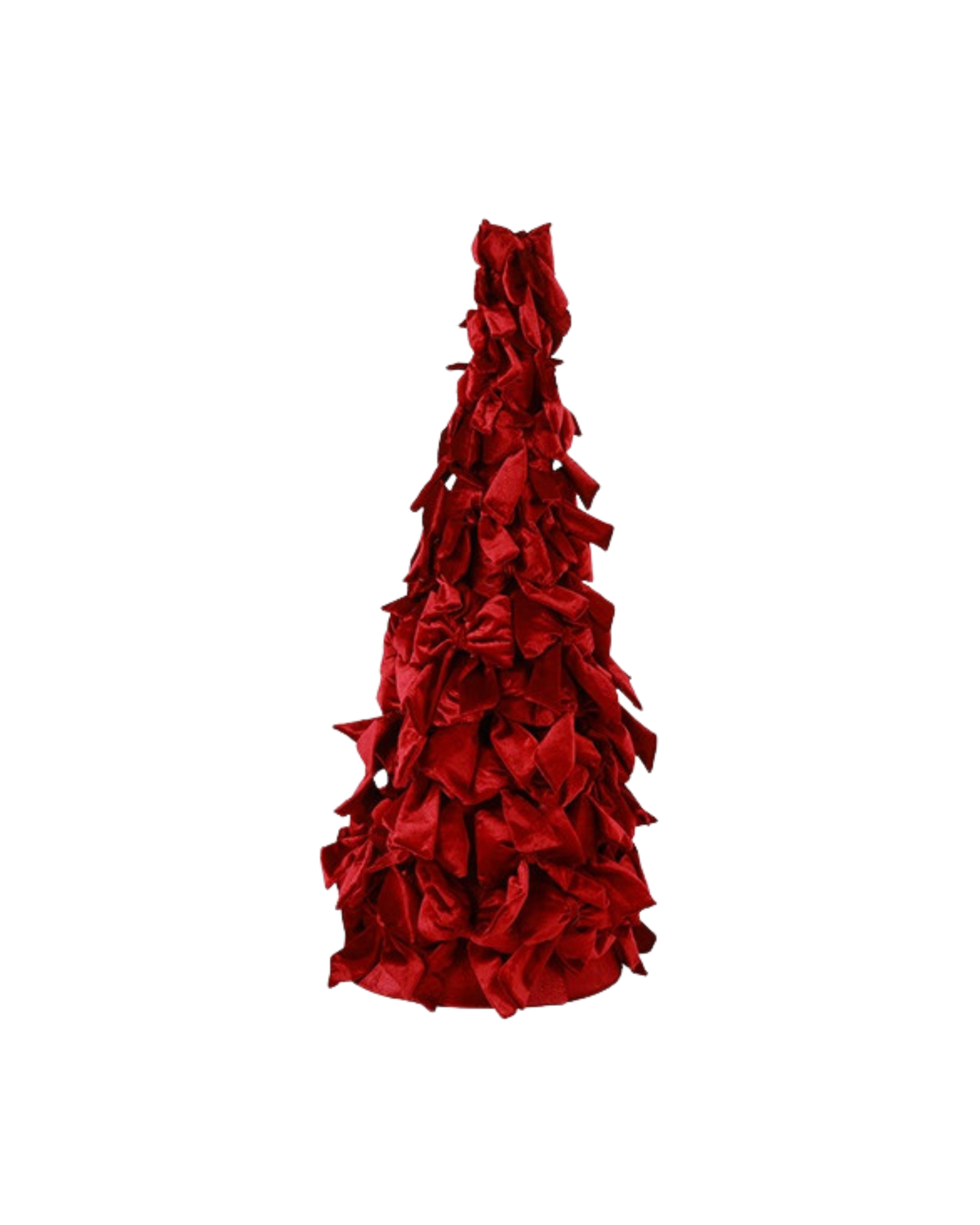 Schleifenbaum Samt Bordeaux, XL, 80 cm
